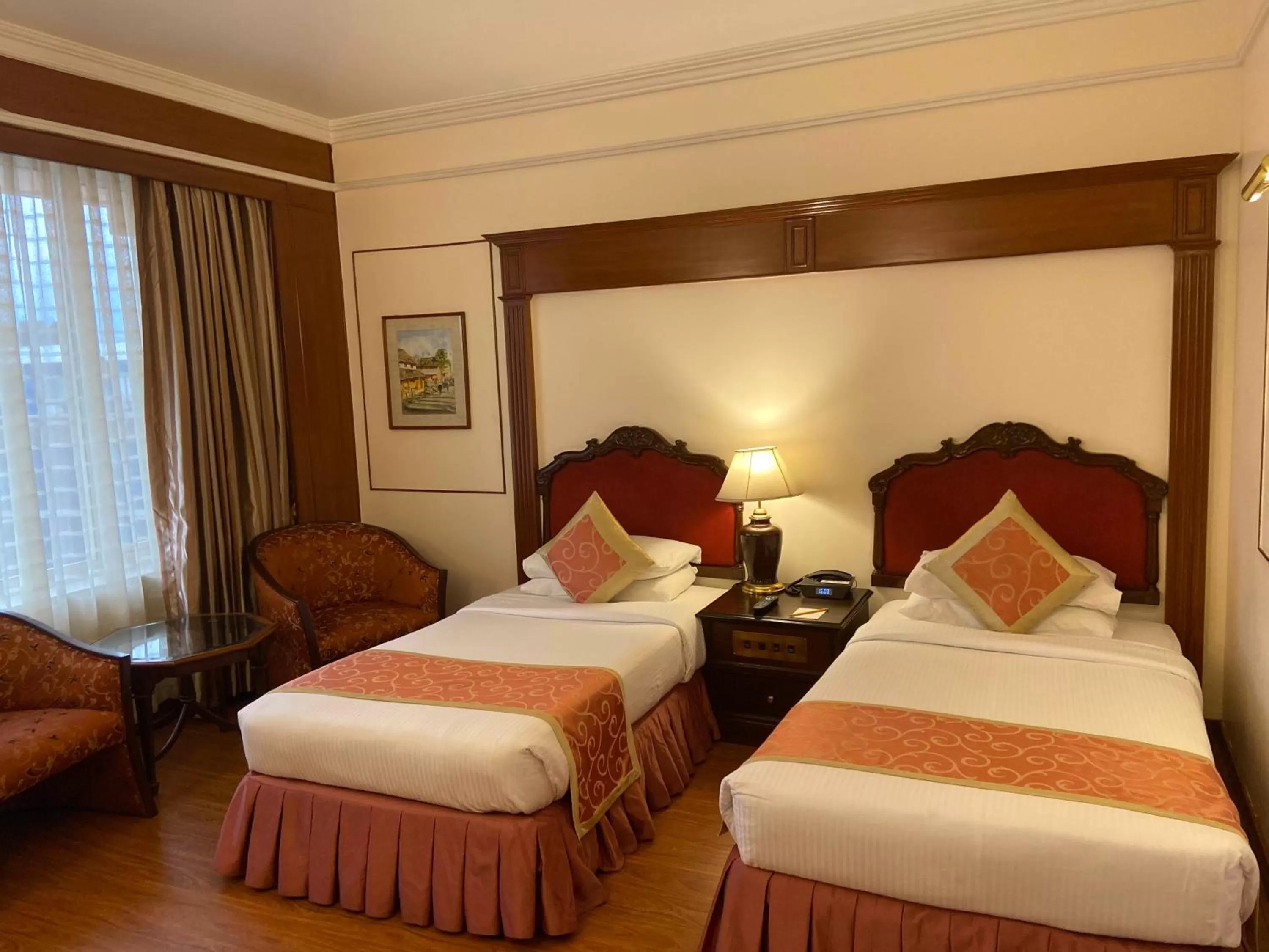 Bed in The Everest Hotel