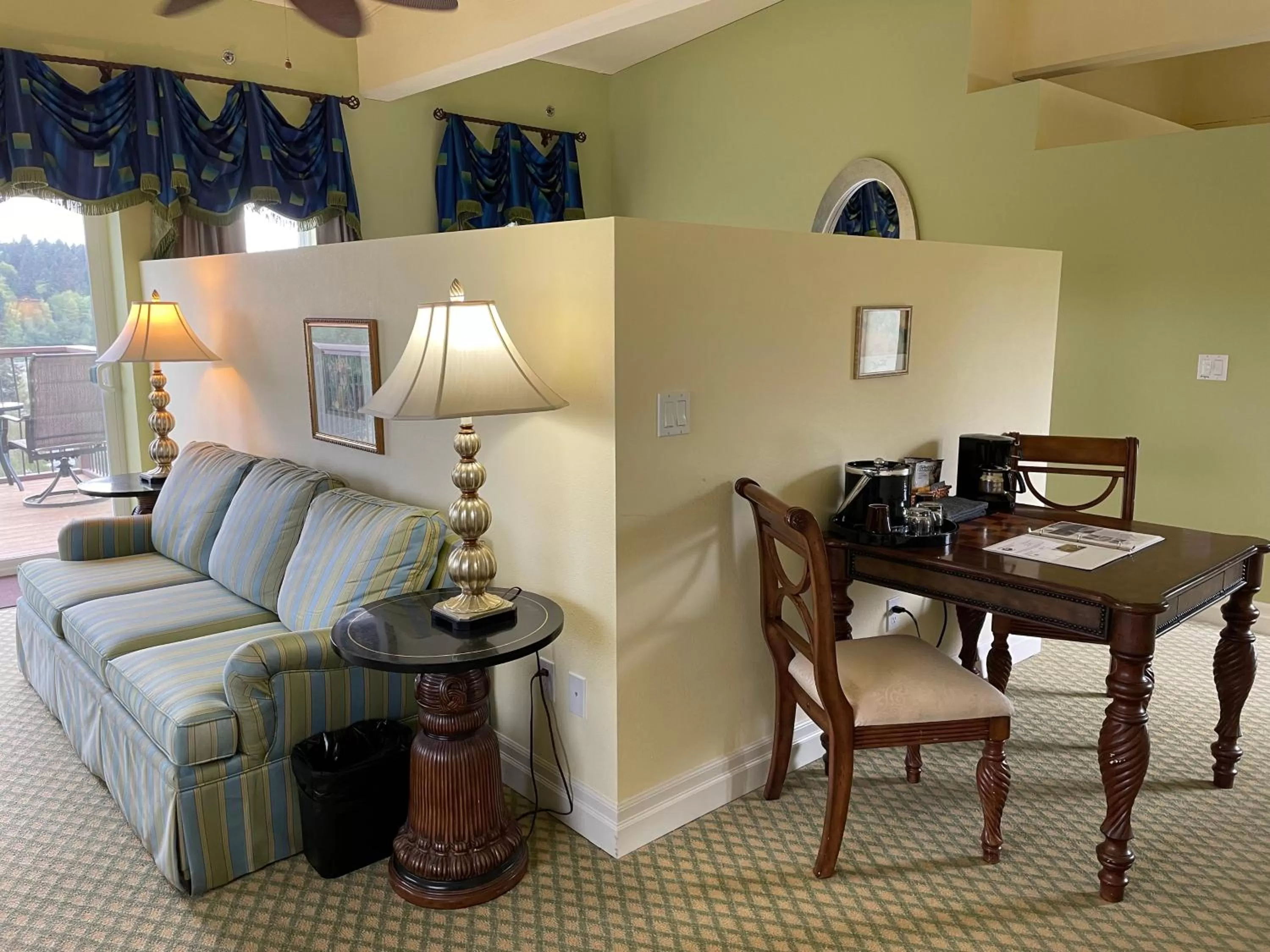 Seating area in Old Alcohol Plant