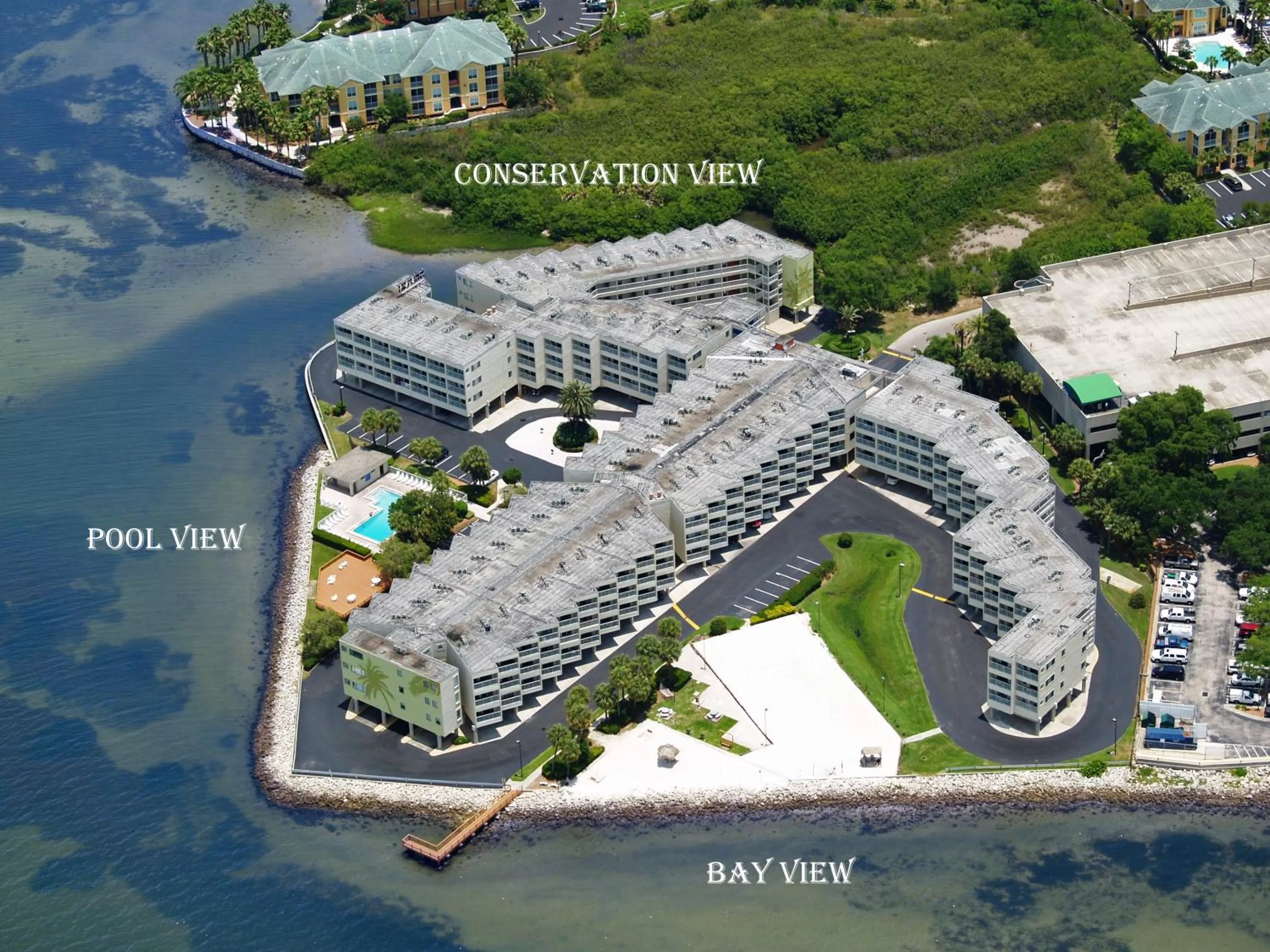 Bird's eye view in Sailport Waterfront Suites