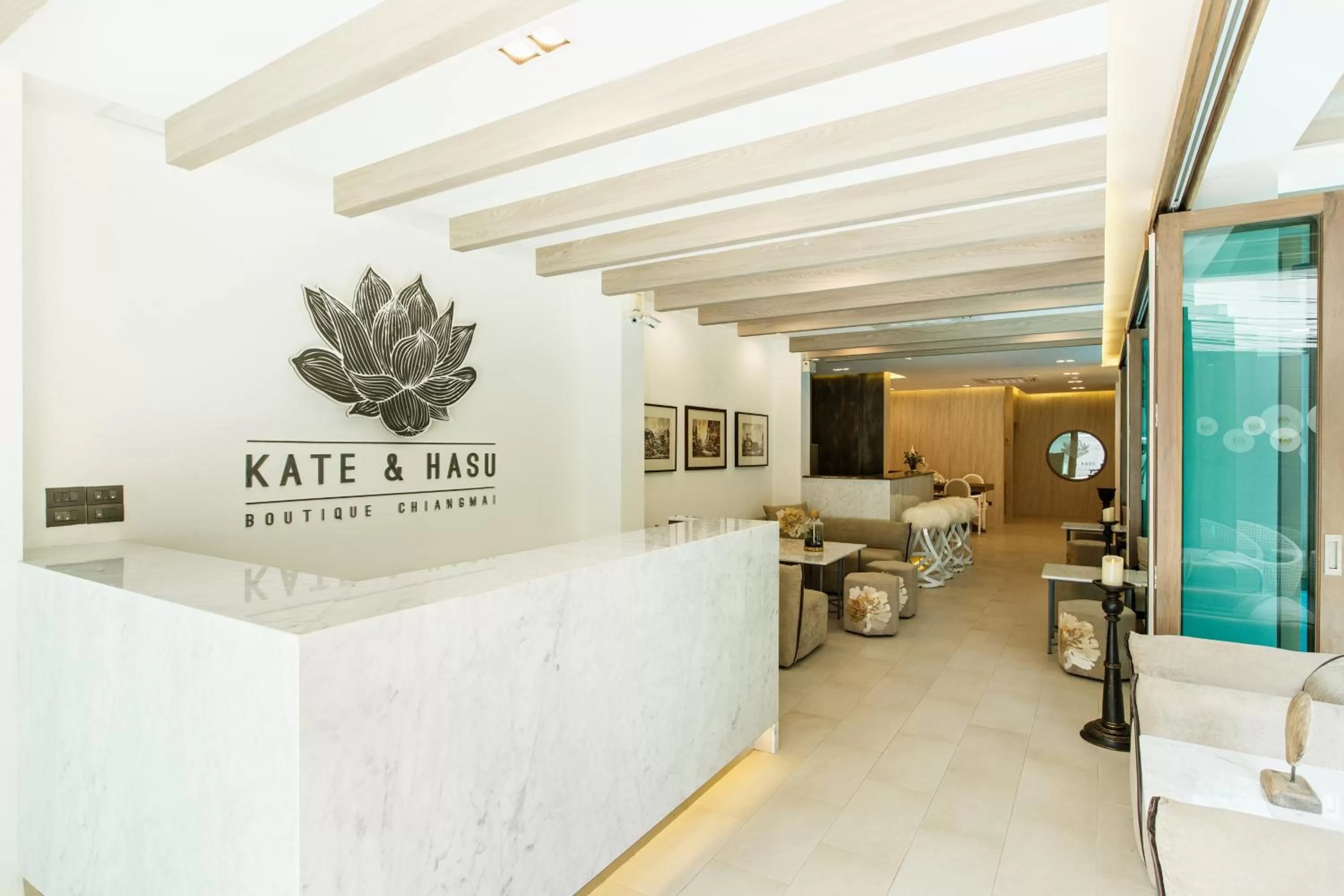 Lobby or reception in Kate and Hasu Boutique Chiangmai