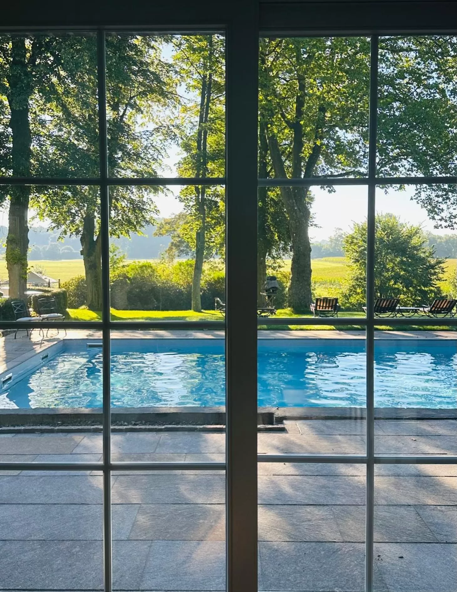 Swimming pool in Landhaus Eggert