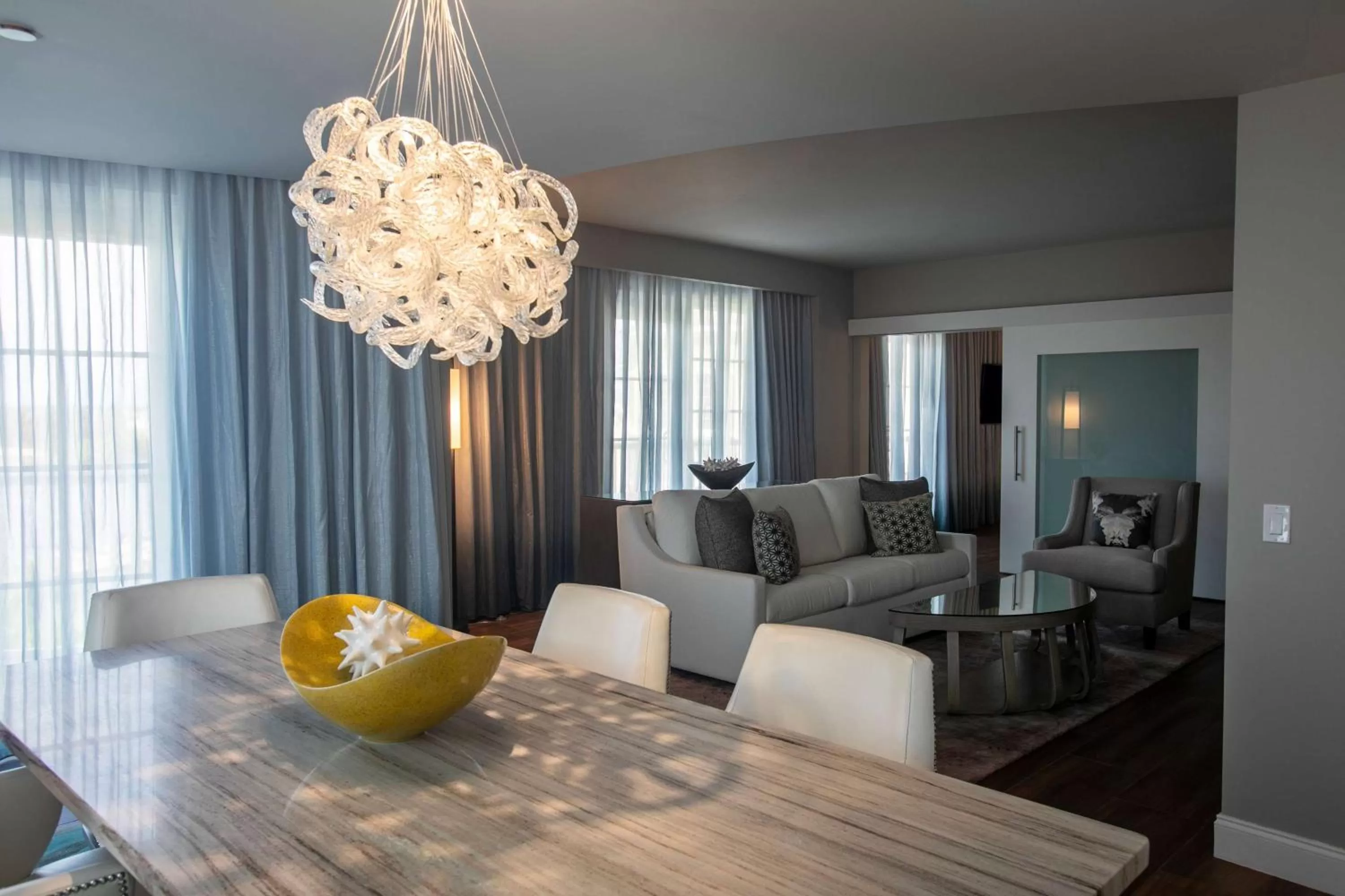 Photo of the whole room in Wyndham Grand Jupiter at Harbourside Place