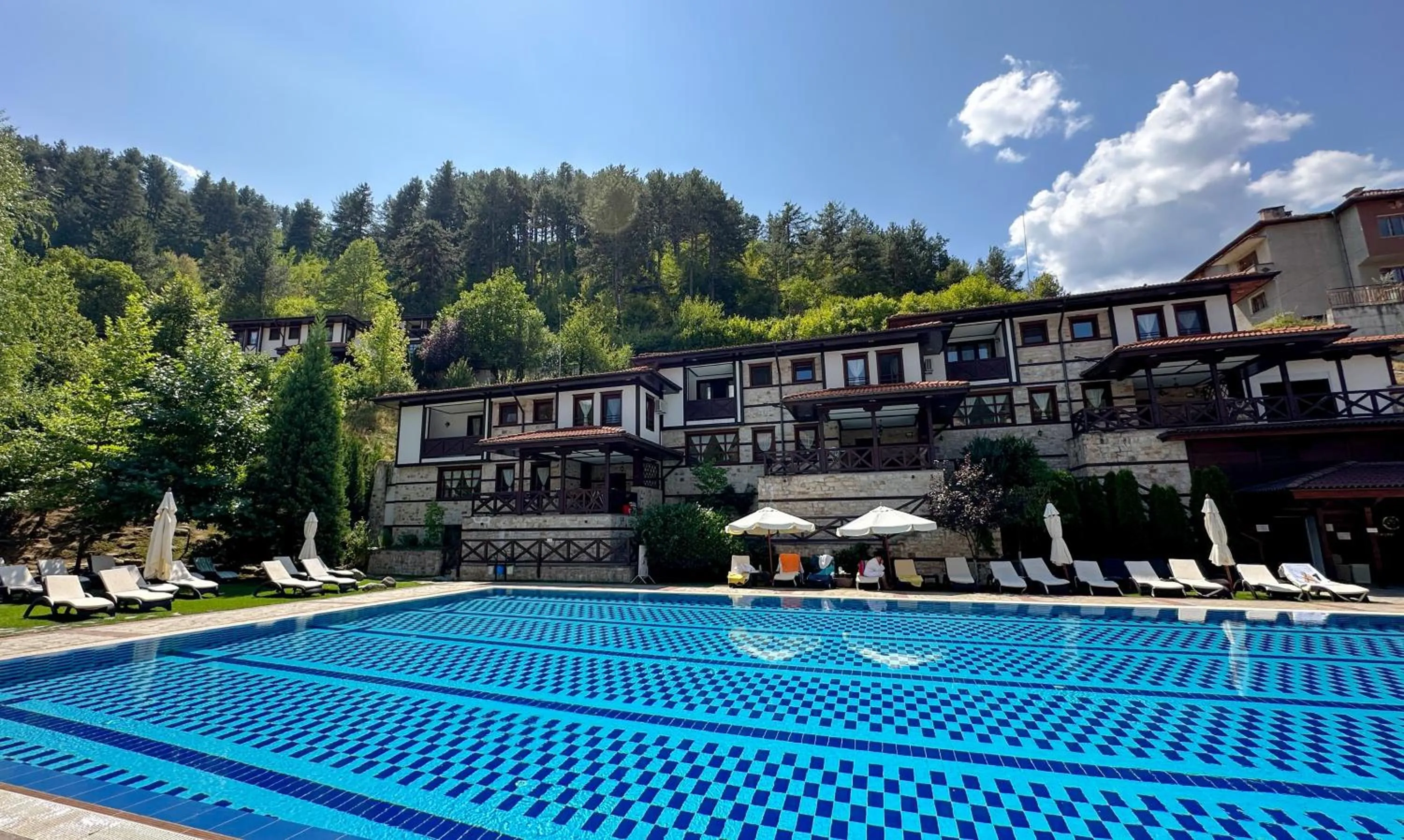 Swimming pool in SPA Hotel Ismena