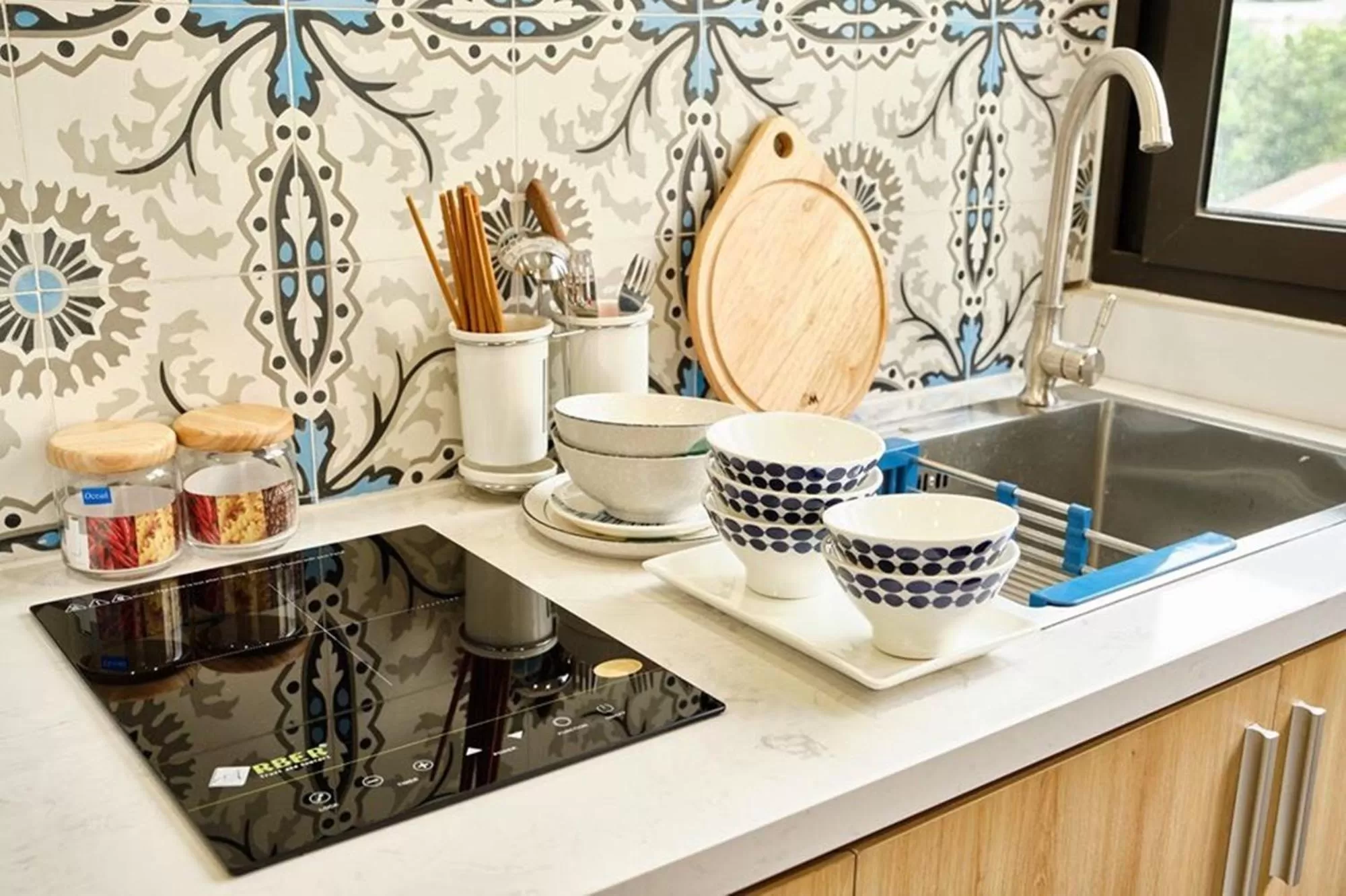 Kitchen or kitchenette in Cherry Apartment - Thao Dien Centre