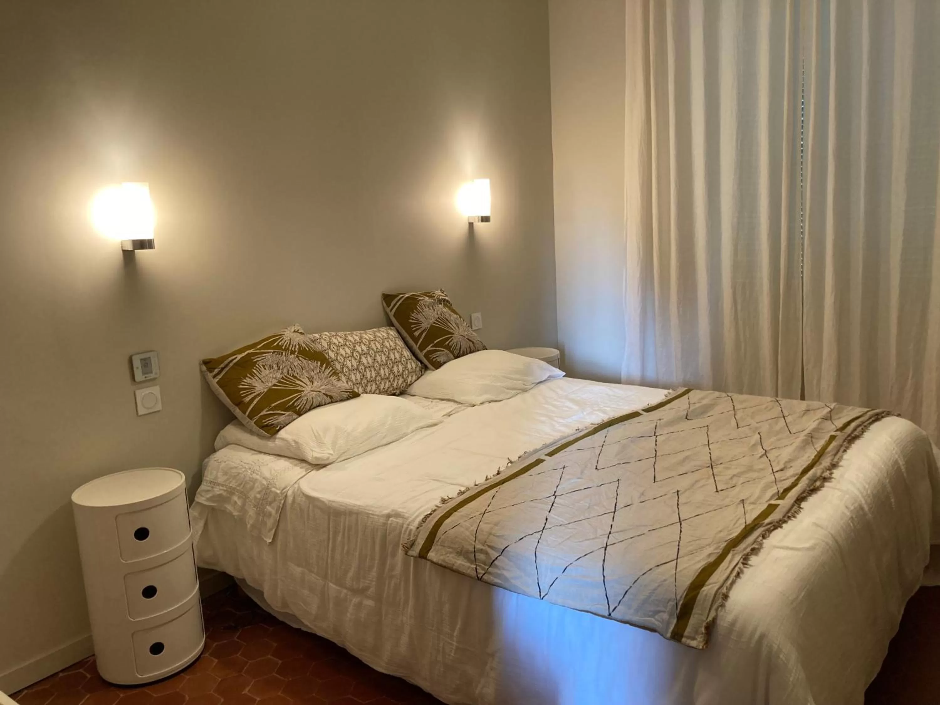 Bed in La villa des Amandiers