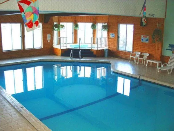 Swimming pool in Ramada by Wyndham Mackinaw City Waterfront