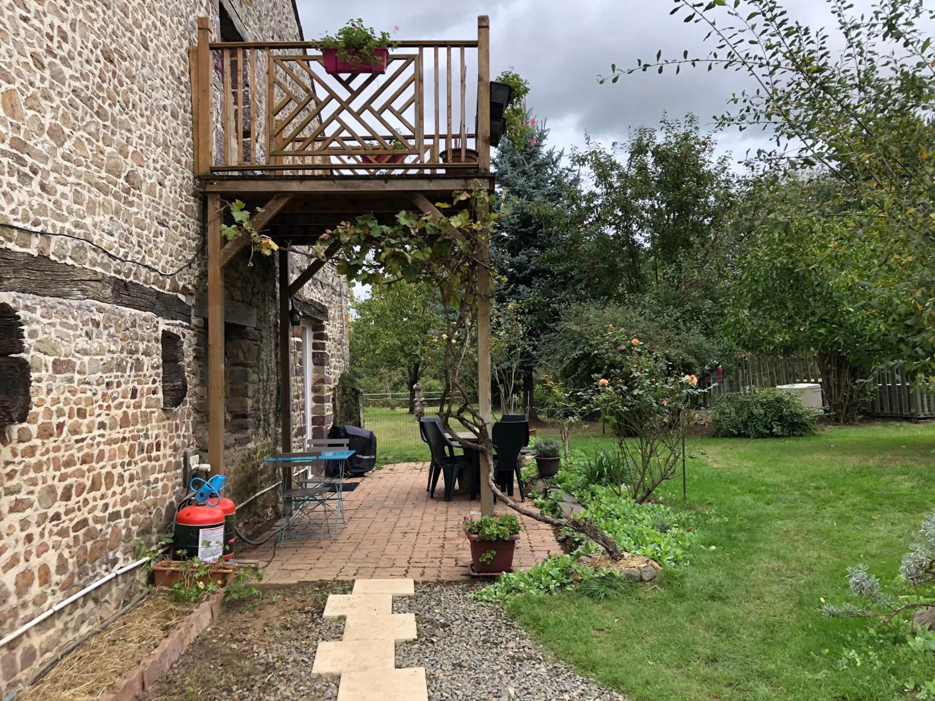 Balcony/Terrace in Chambres d'Hôtes Bastia et Bonifacio