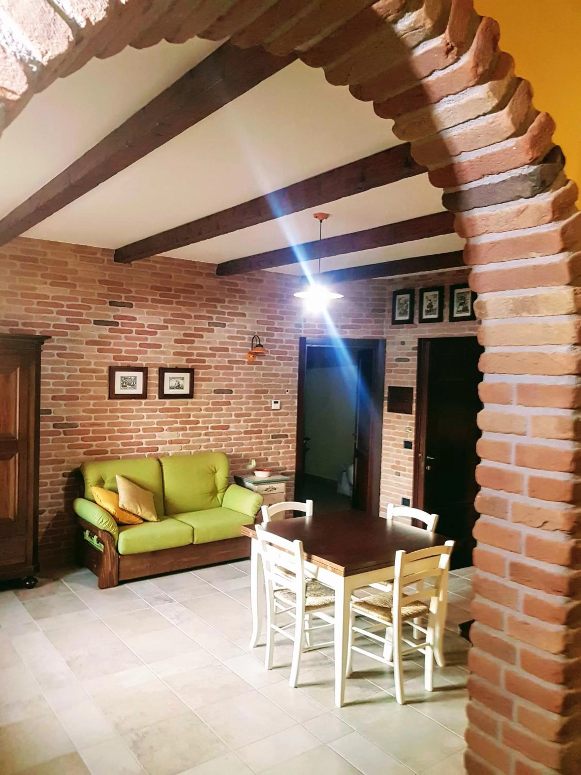 Living room in BORGO LUNA b&b