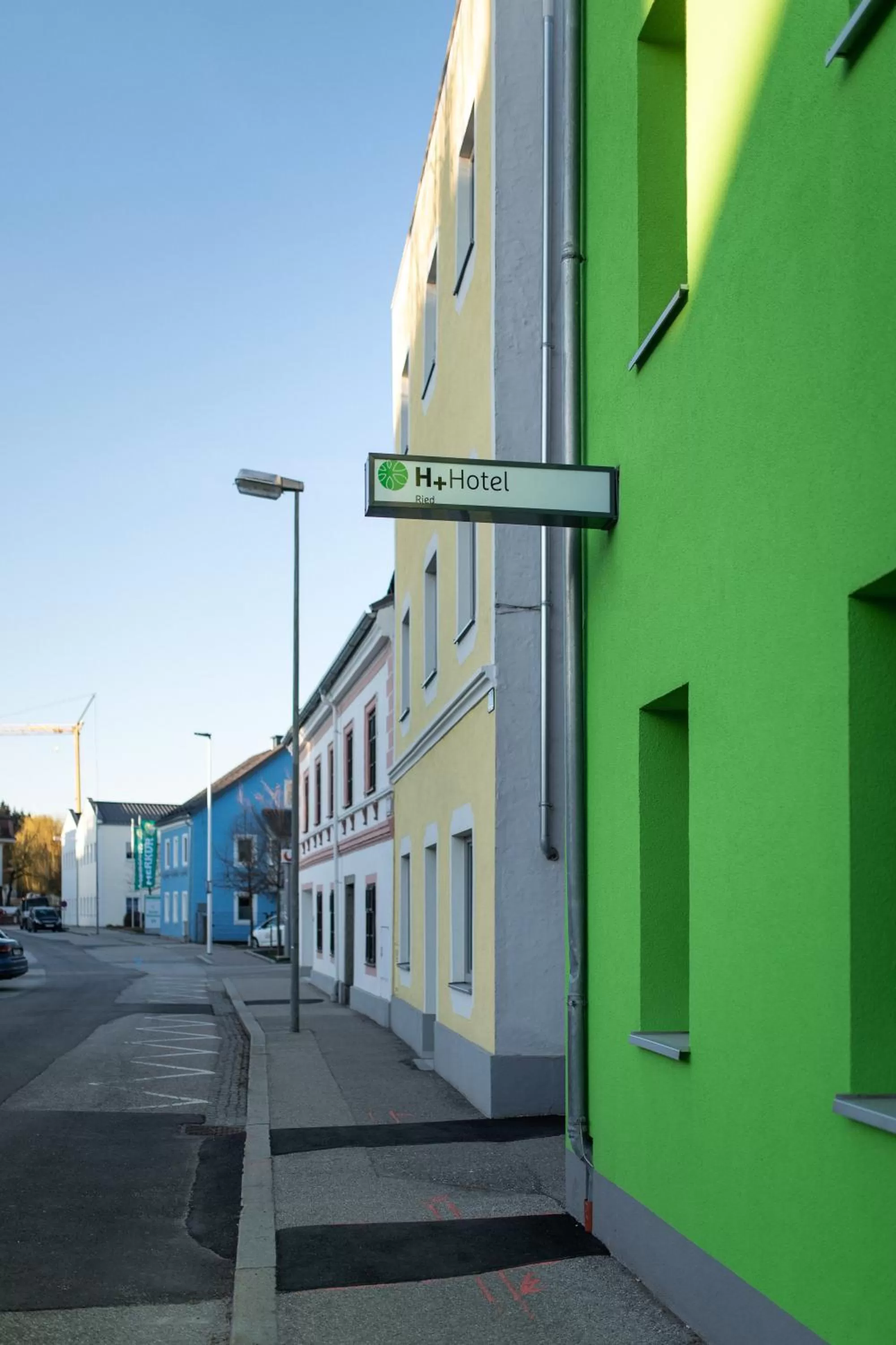 Property building in H+ Hotel Ried