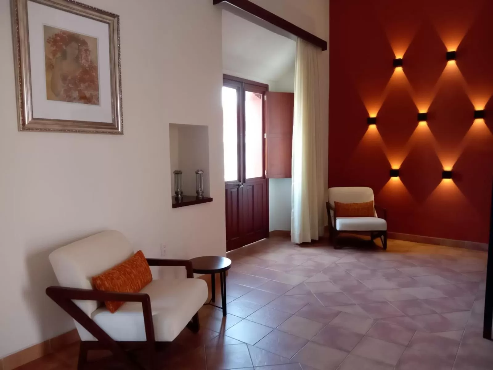 Living room, Bed in Casa de la Asunción