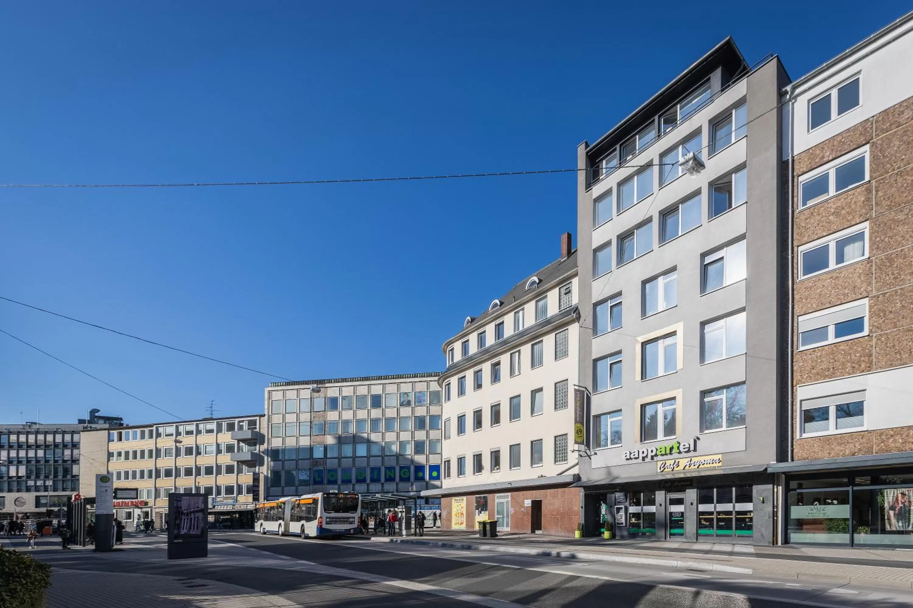 Property building in Aappartel City Center - kontaktloser Check-in 24h