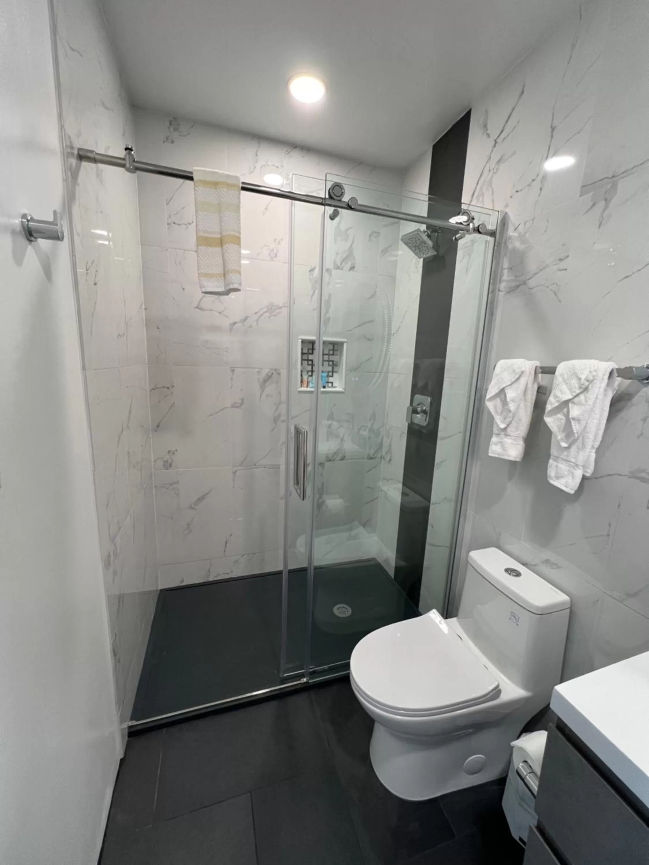 Shower in Elaine's Cape May Boutique Hotel