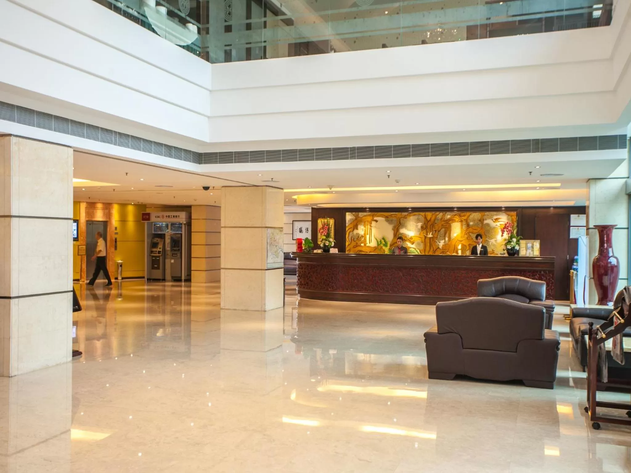 Lobby or reception in Hua Shi Hotel
