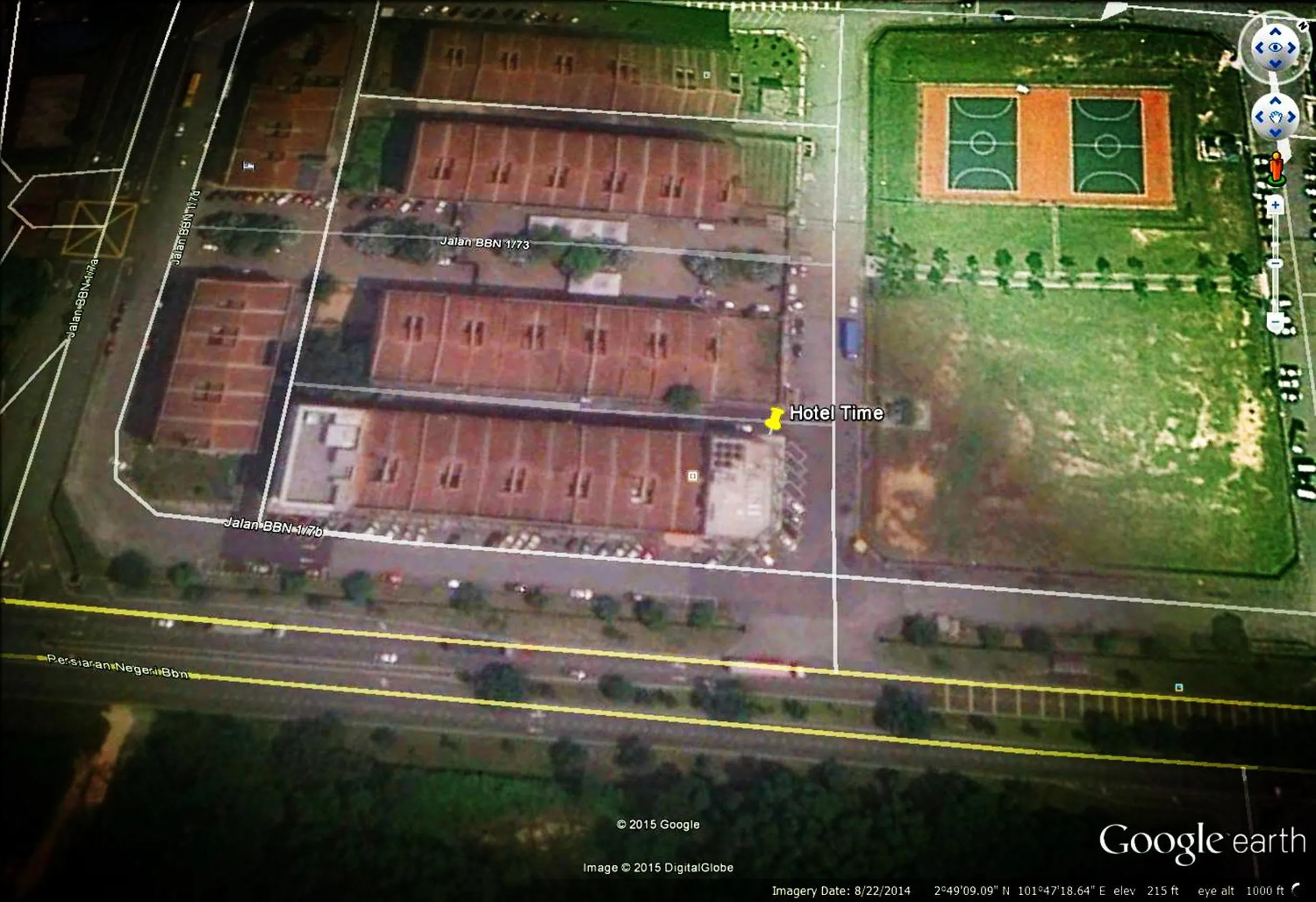 Bird's eye view in Hotel Time Boutique Nilai