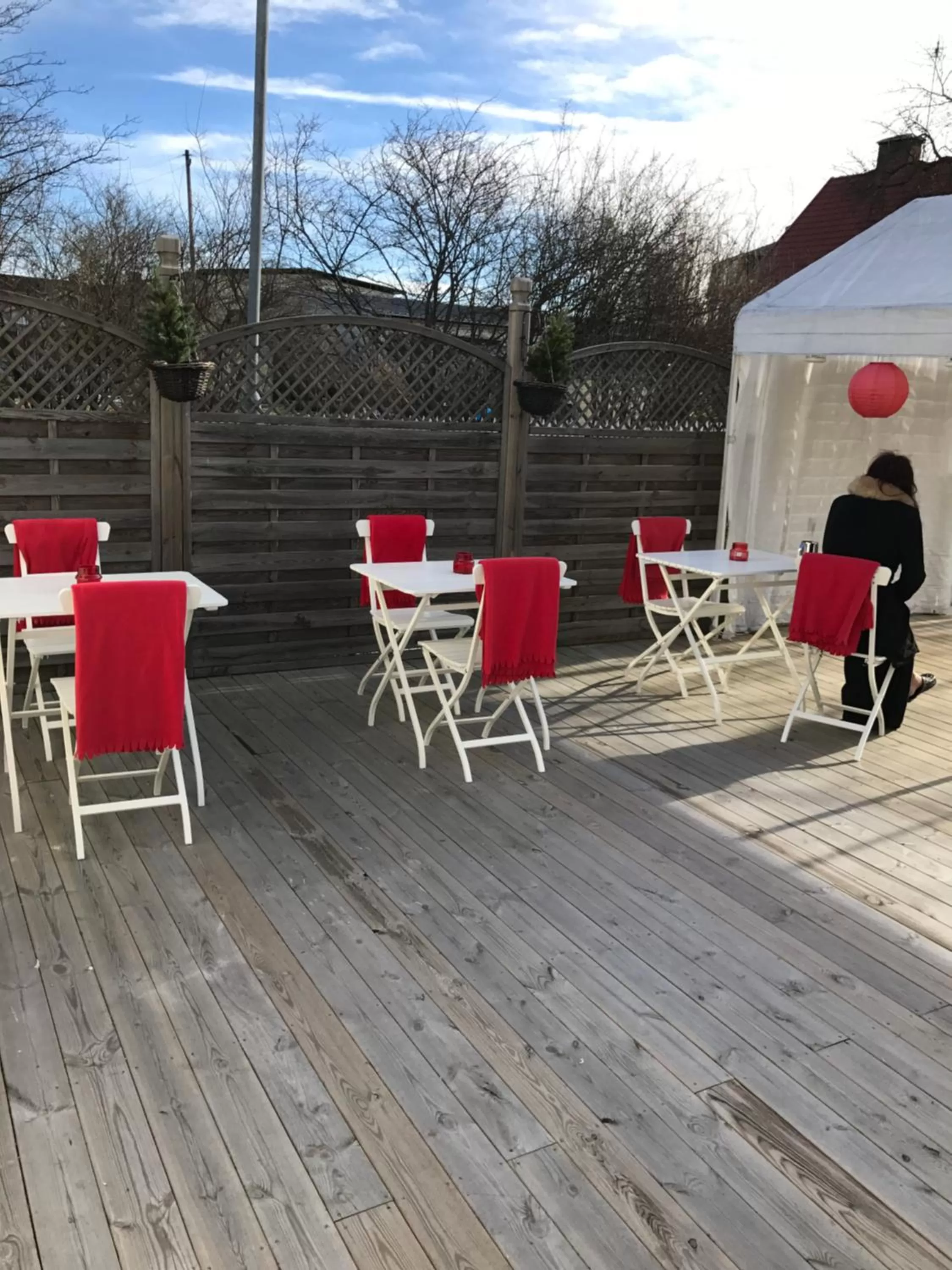 Patio in Norrgården i Sandviken