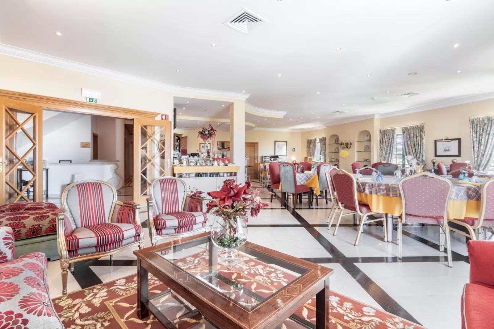 Dining area in Hotel Dom Vasco