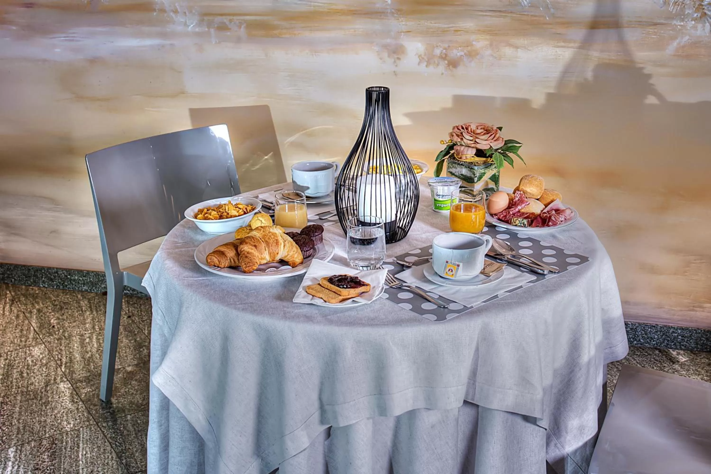 Food and drinks in Gotha Hotel Turin Airport