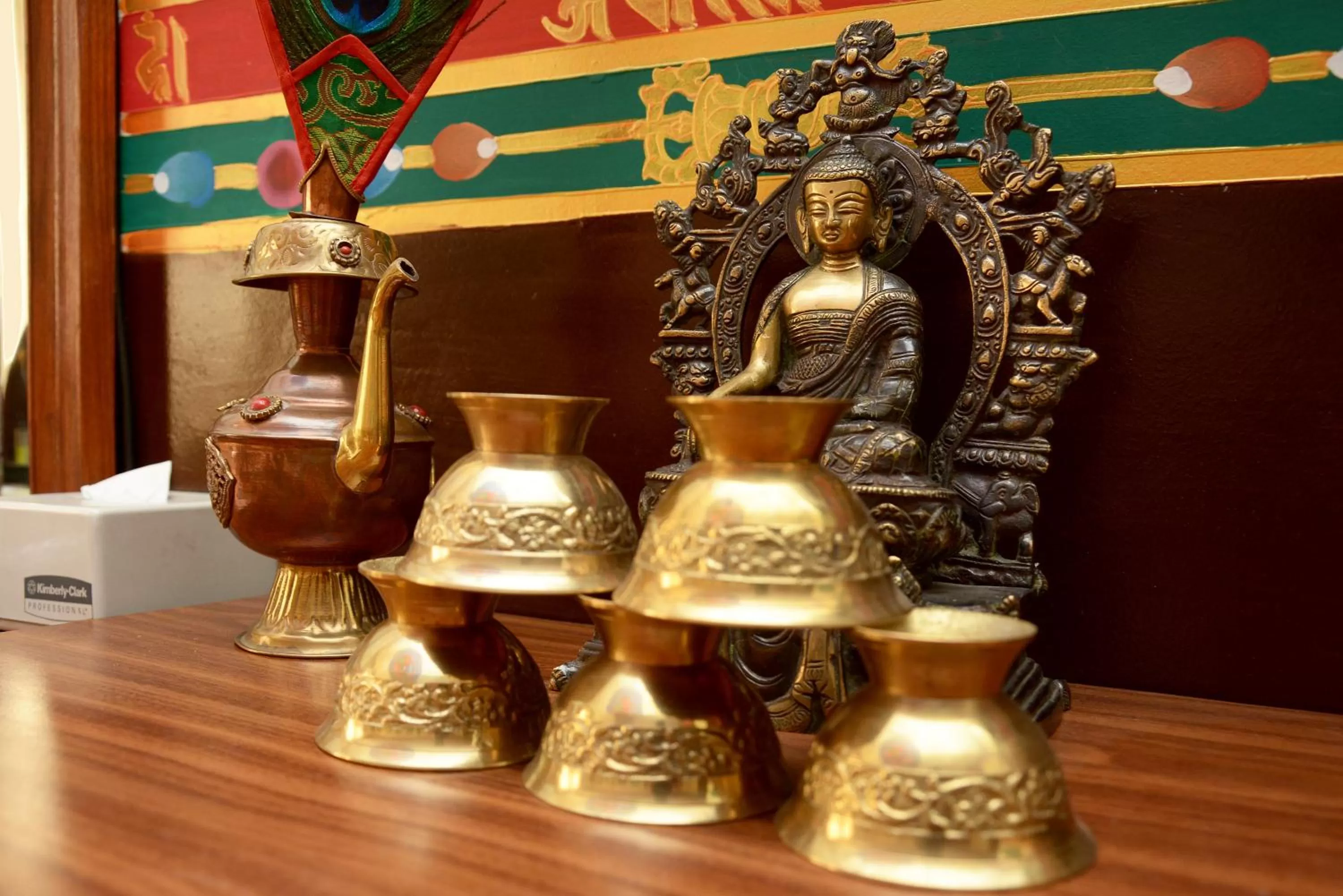 Decorative detail in Kathmandu Eco Hotel