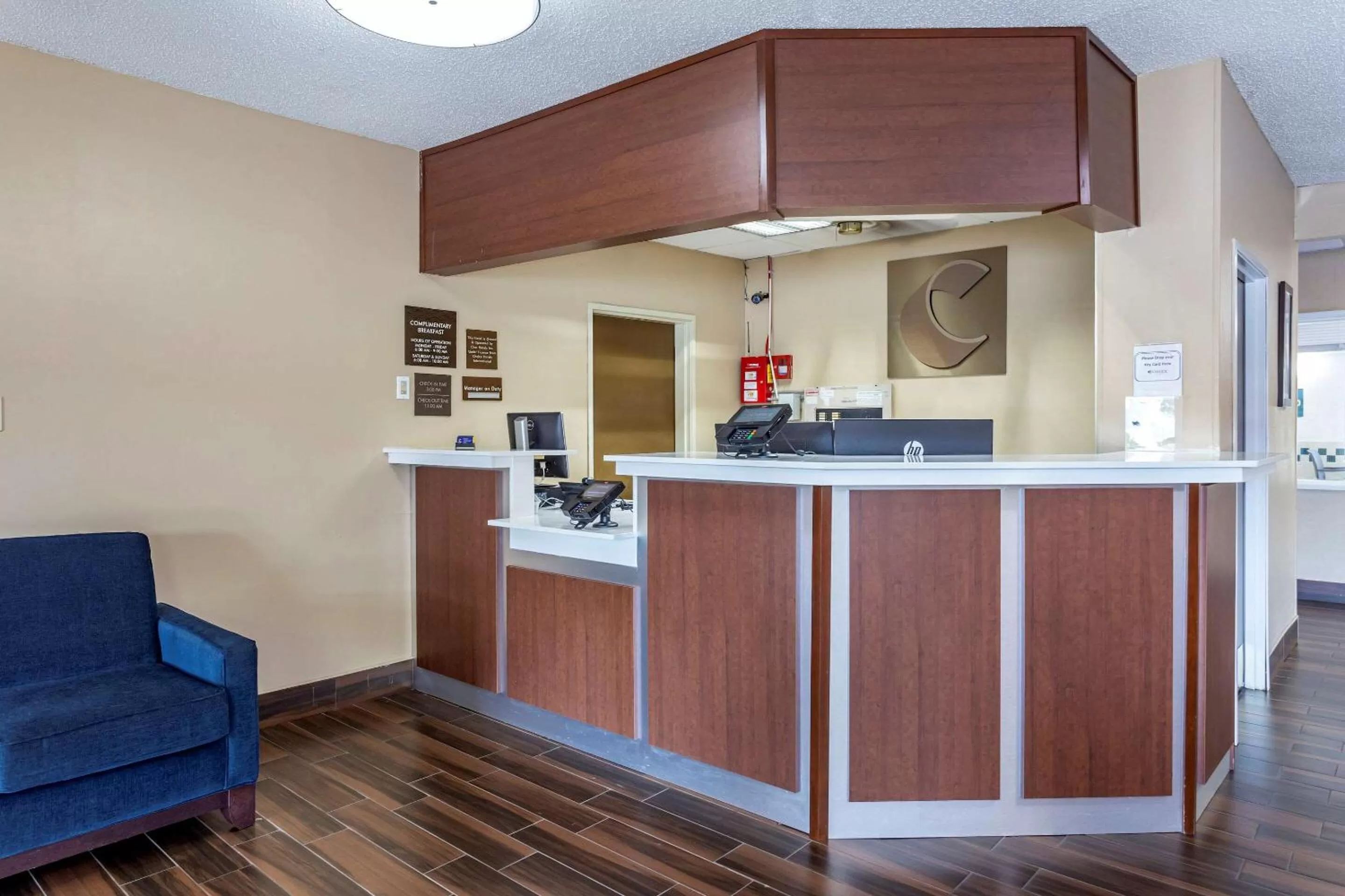 Lobby or reception in Comfort Inn Rockford near Casino District