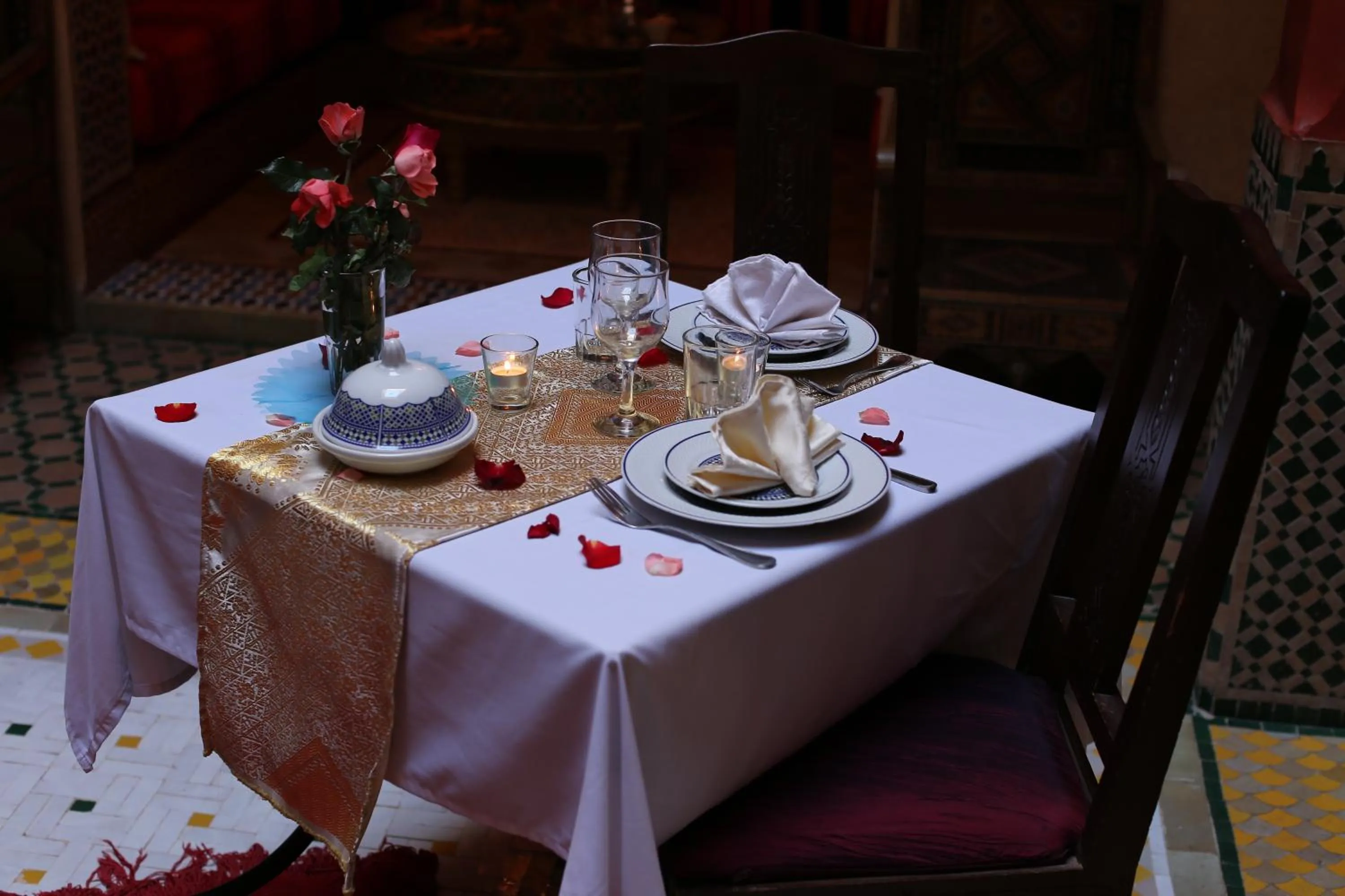 Restaurant/places to eat in Riad Rêves D'orient & Spa