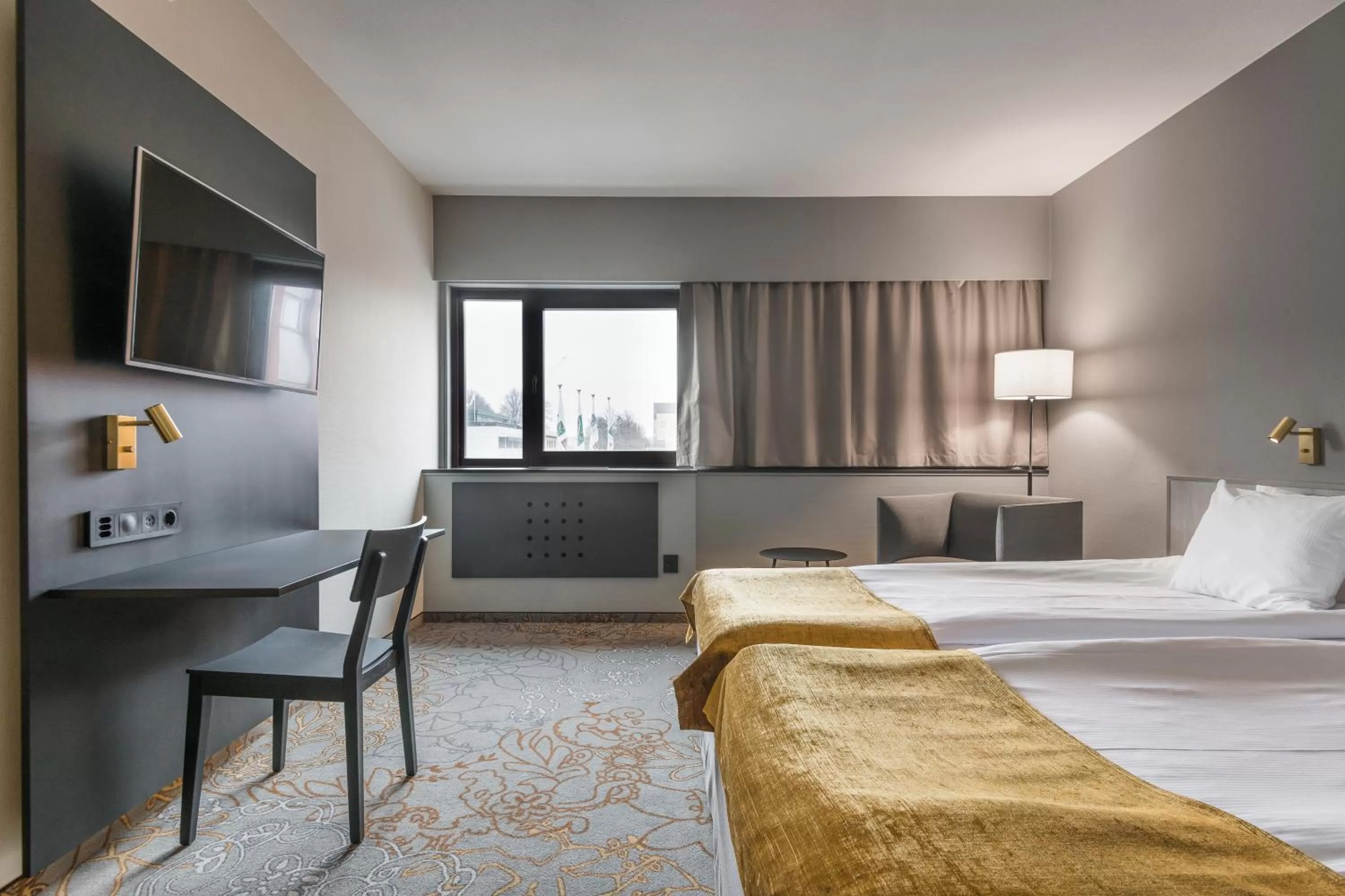 Bed in Quality Hotel Royal Corner