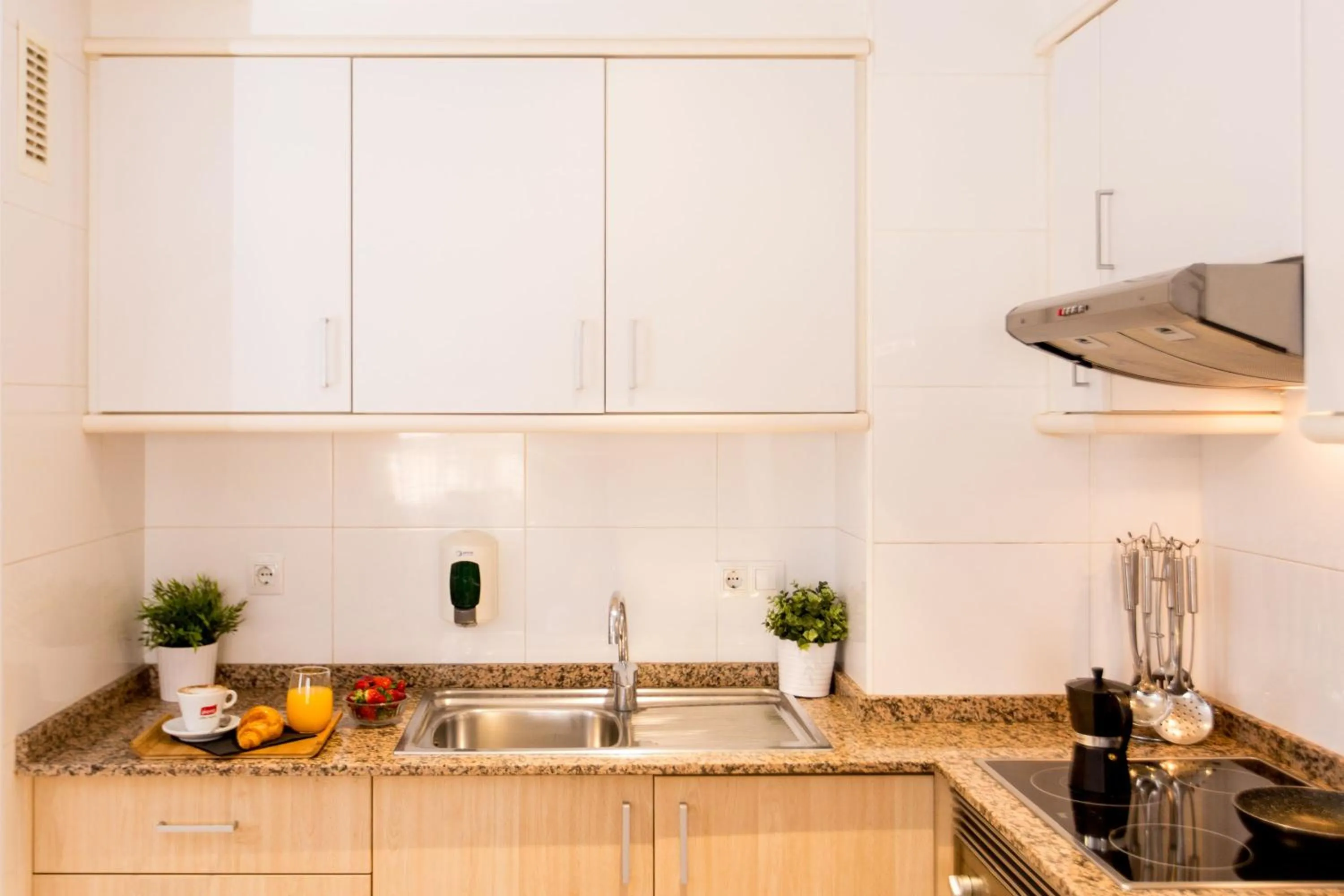 Kitchen or kitchenette in Valenciaflats Ciudad de las Ciencias