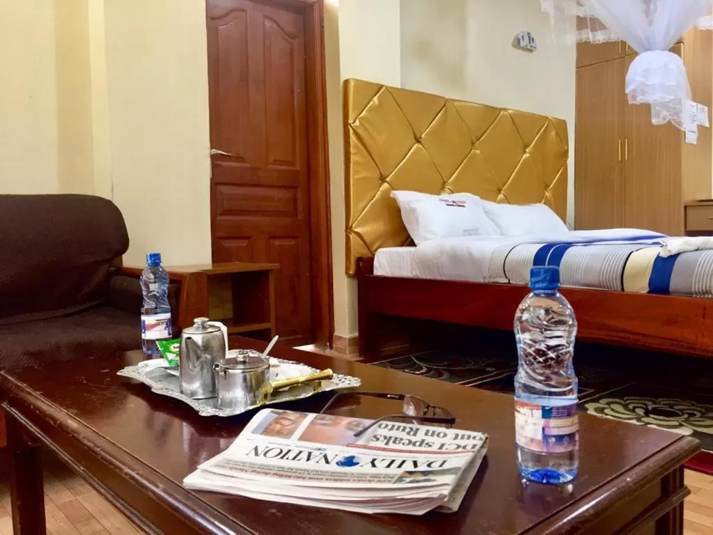 Bed in Vienna Woods Hotel Nakuru