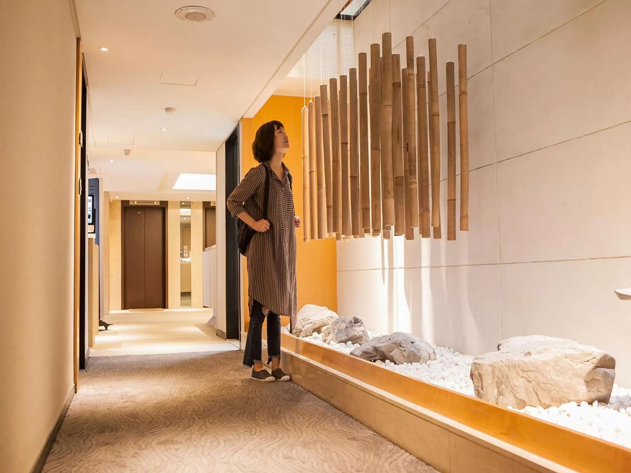 Decorative detail in Royal Inn Taipei Nanxi - MRT Zhongshan Station