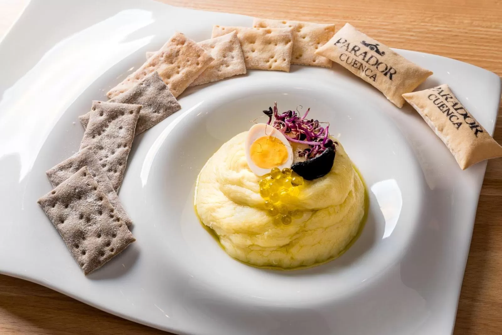 Food close-up in Parador de Cuenca