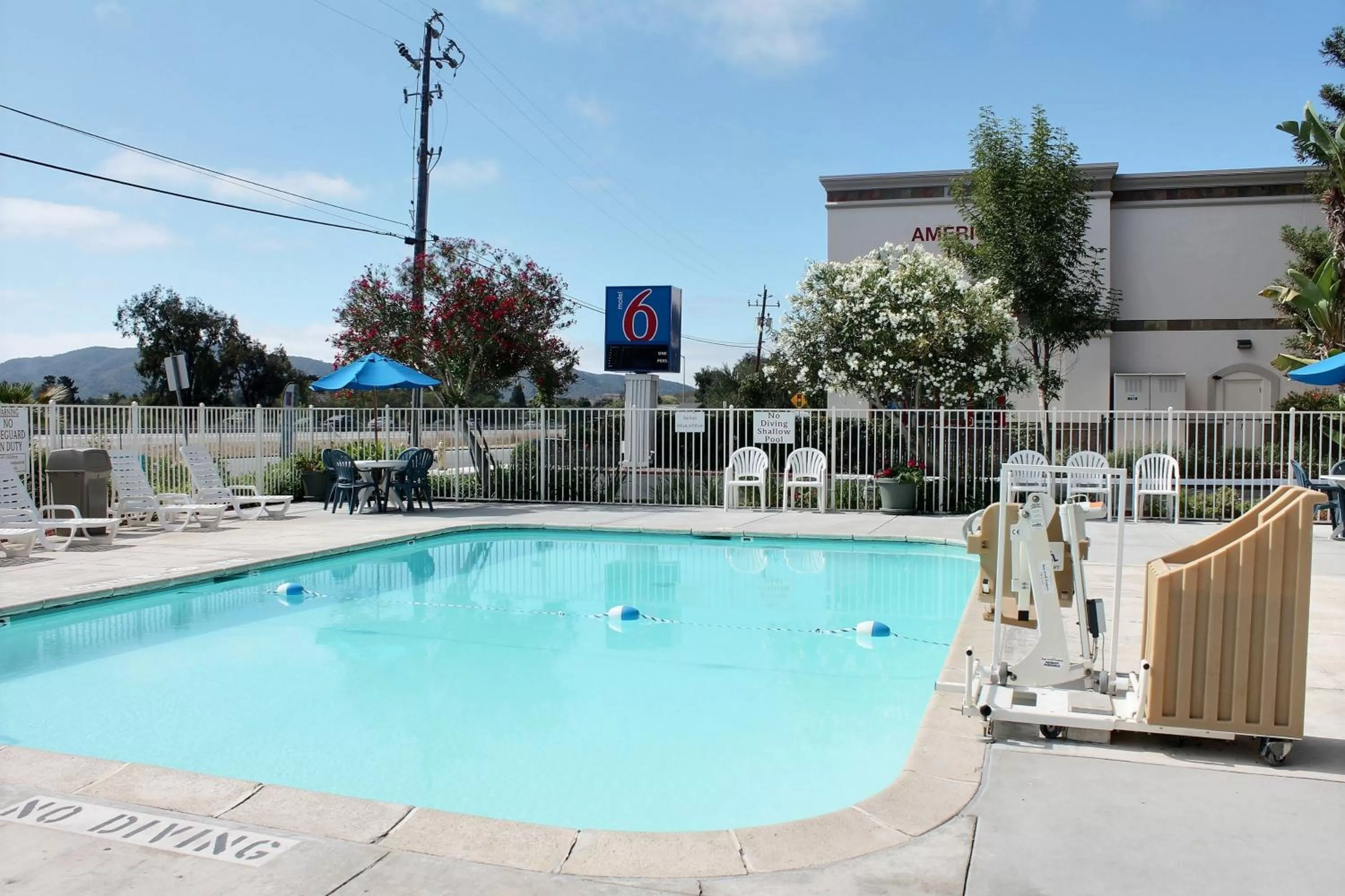 Swimming pool in Motel 6-San Luis Obispo, CA - North