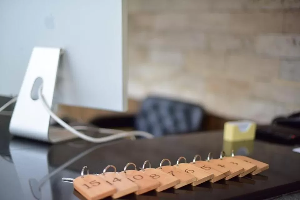 Seating area in Hotel La Orilla Muzaffarabad