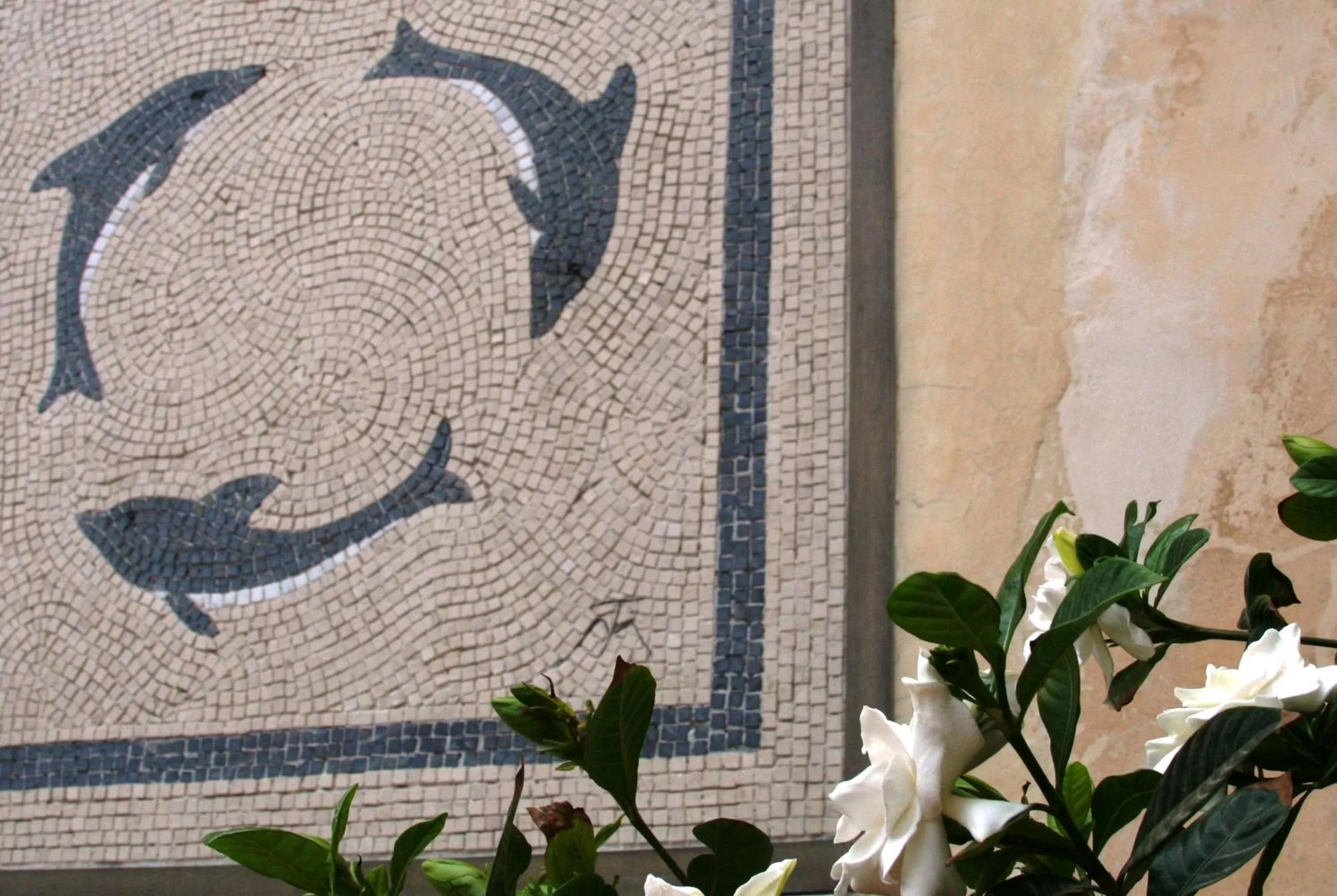 Decorative detail in Ionas Boutique Hotel