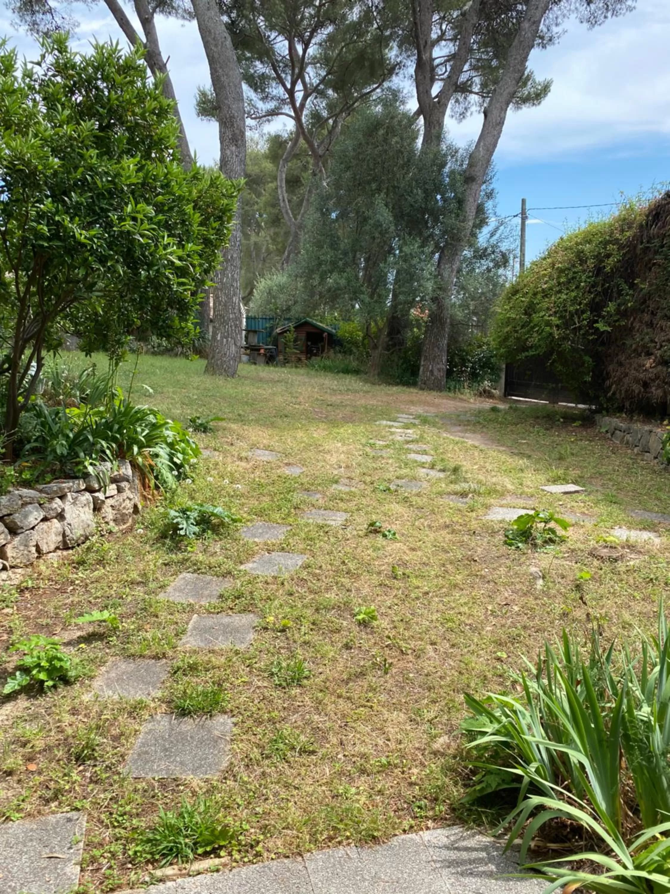 Garden in Chambre spacieuse indépendante dans villa plus parking privée