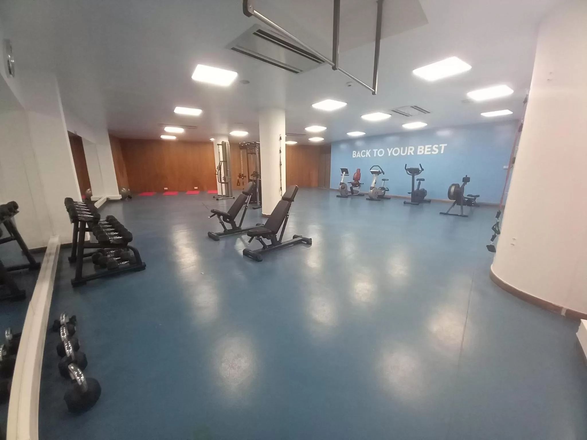 Fitness centre/facilities in MS Aparthotel