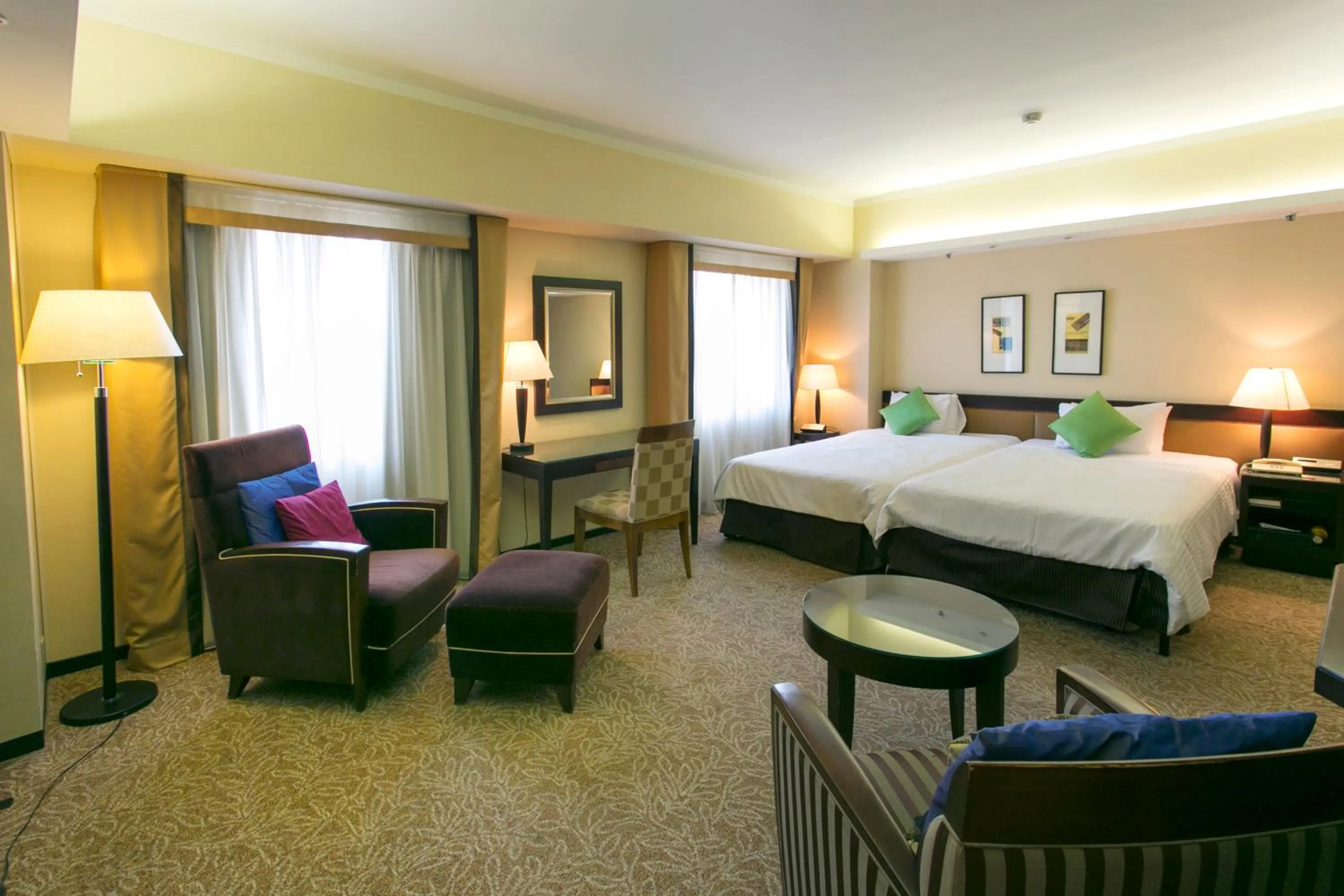 Bed in Kanazawa New Grand Hotel Prestige