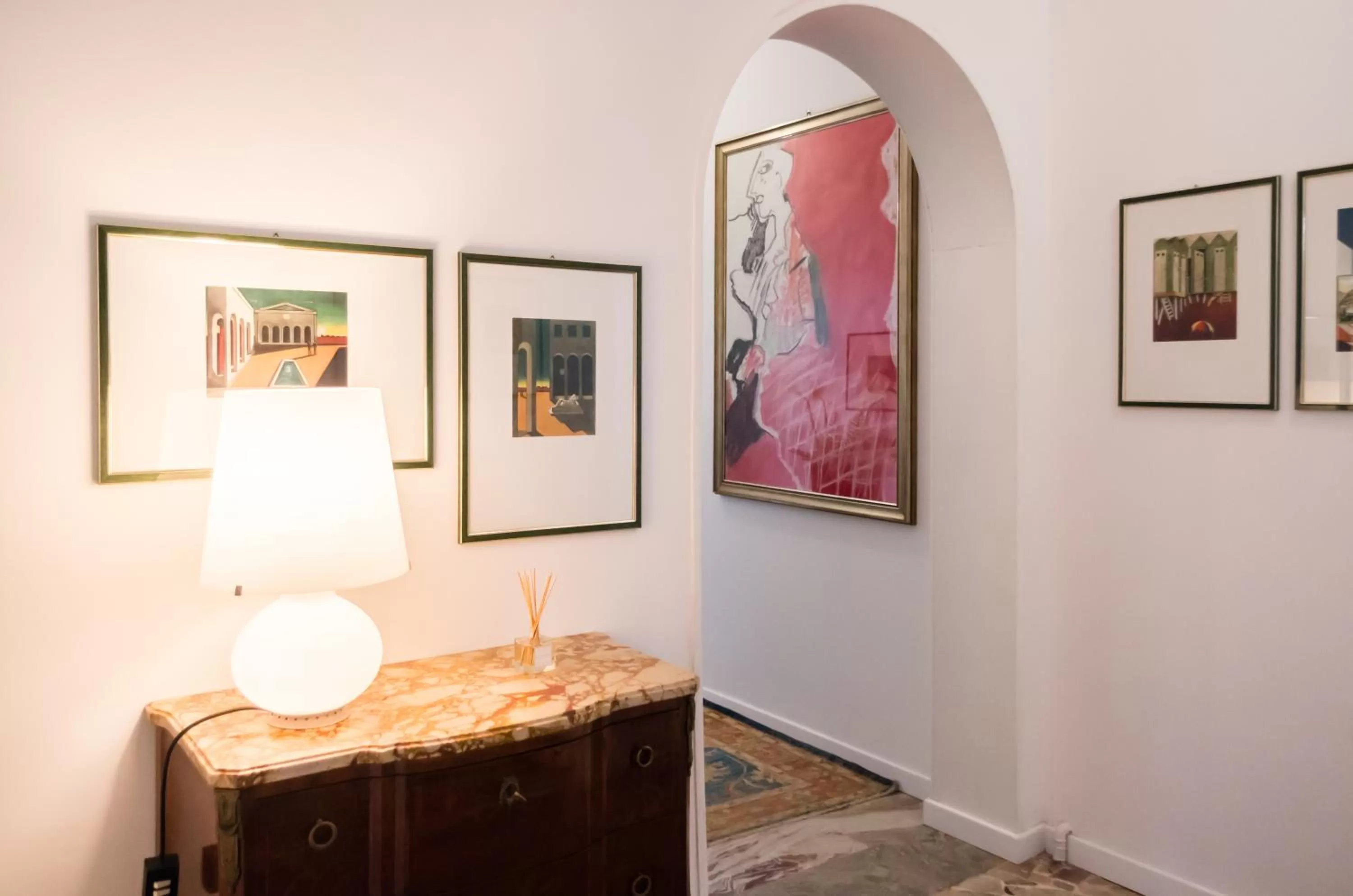 Communal lounge/ TV room in B&B Second Floor Centro Storico Bologna