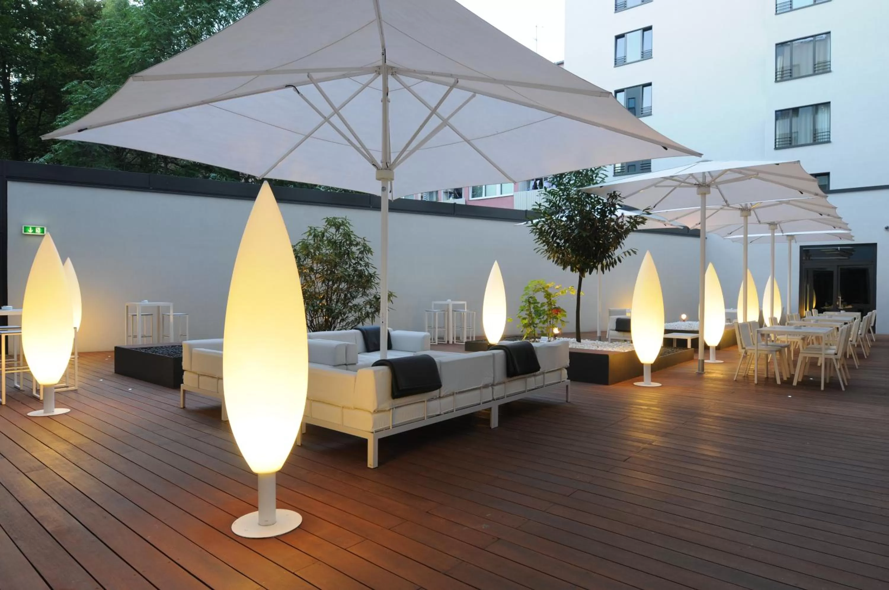 Patio in SANA Berlin Residence