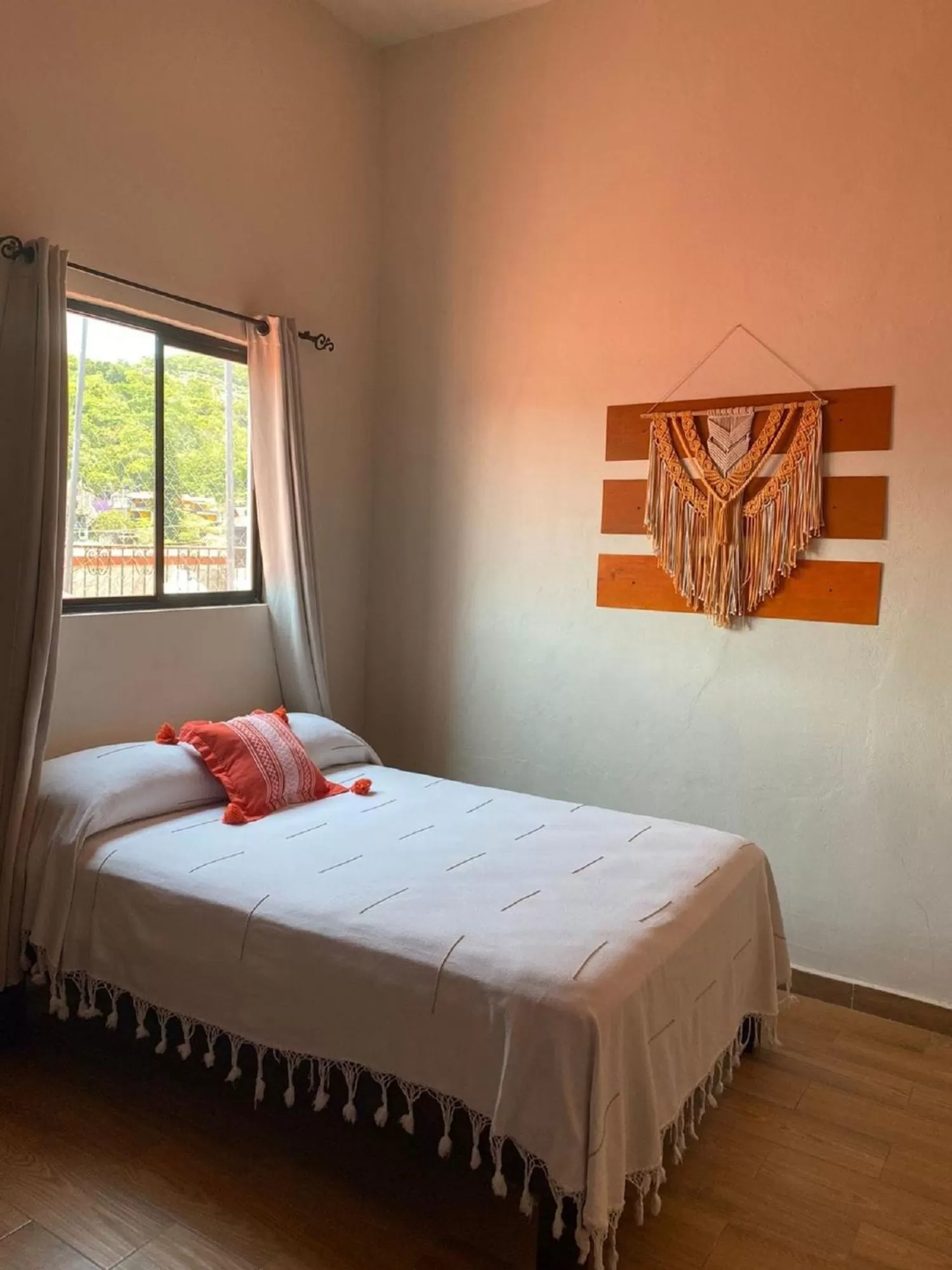 air conditioner, Bed in Grann Posada Xilitla