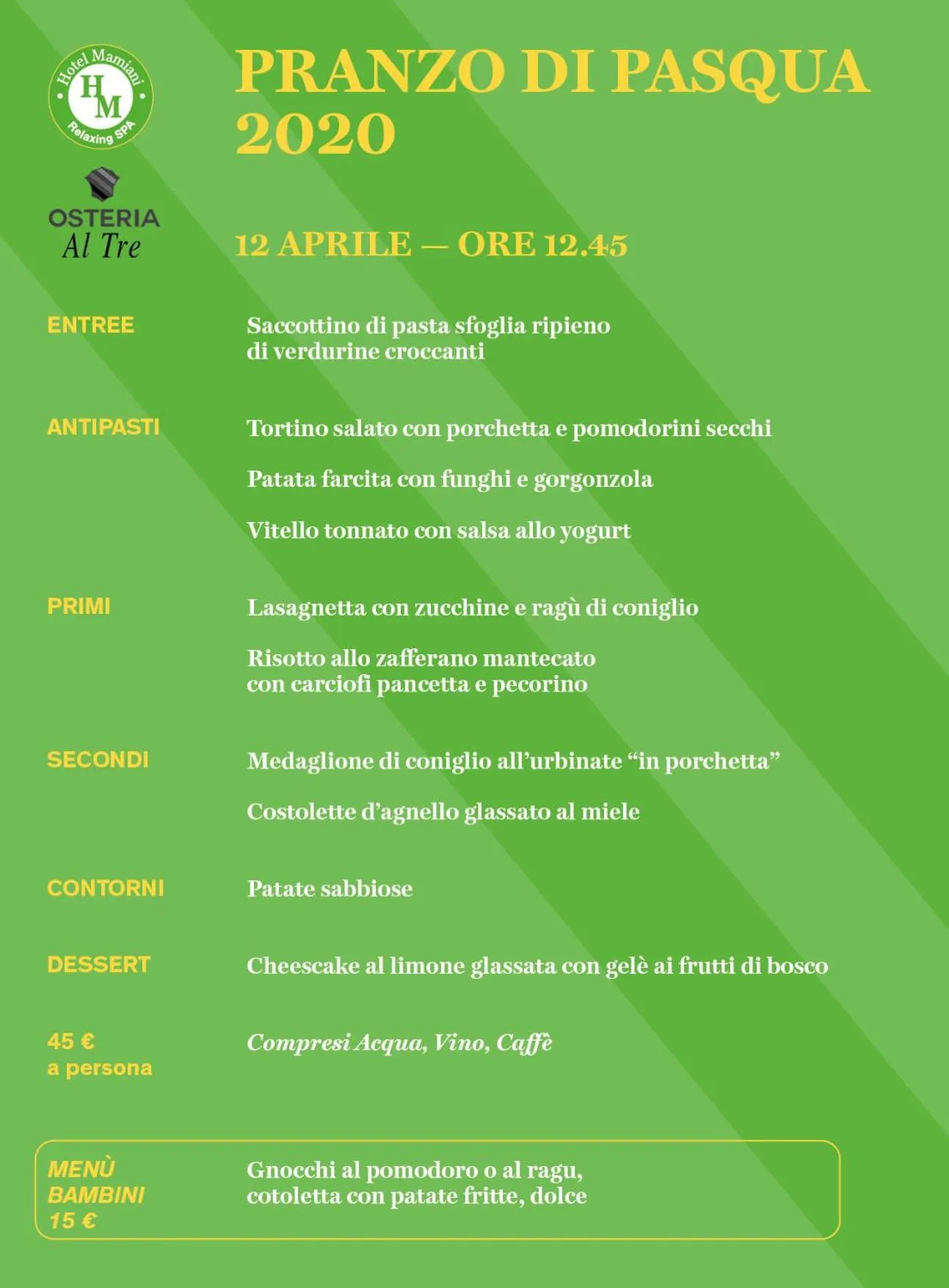 Restaurant/places to eat in Hotel Mamiani & Relaxing Spa Urbino