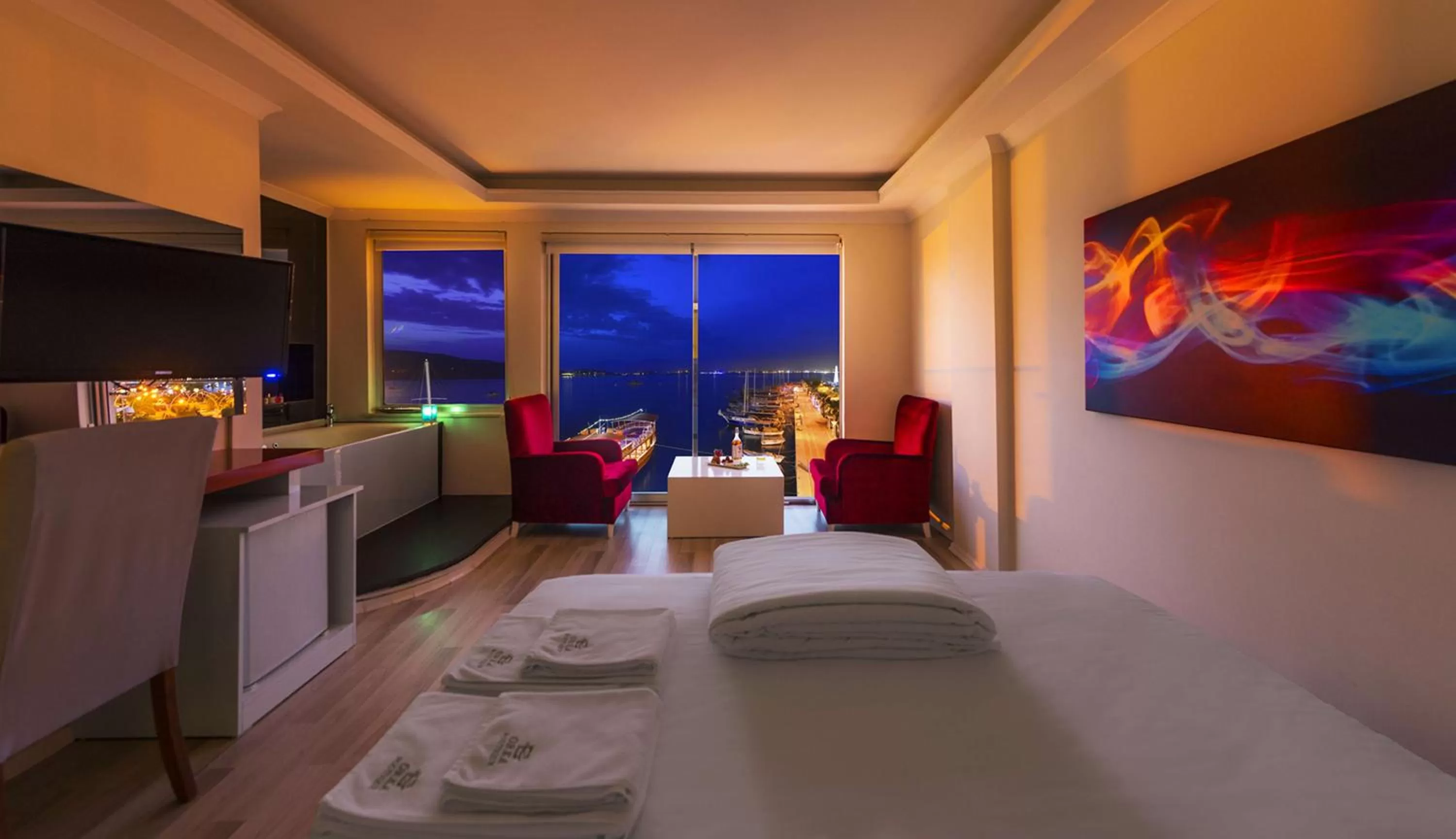 Bed in Orka Boutique Hotel