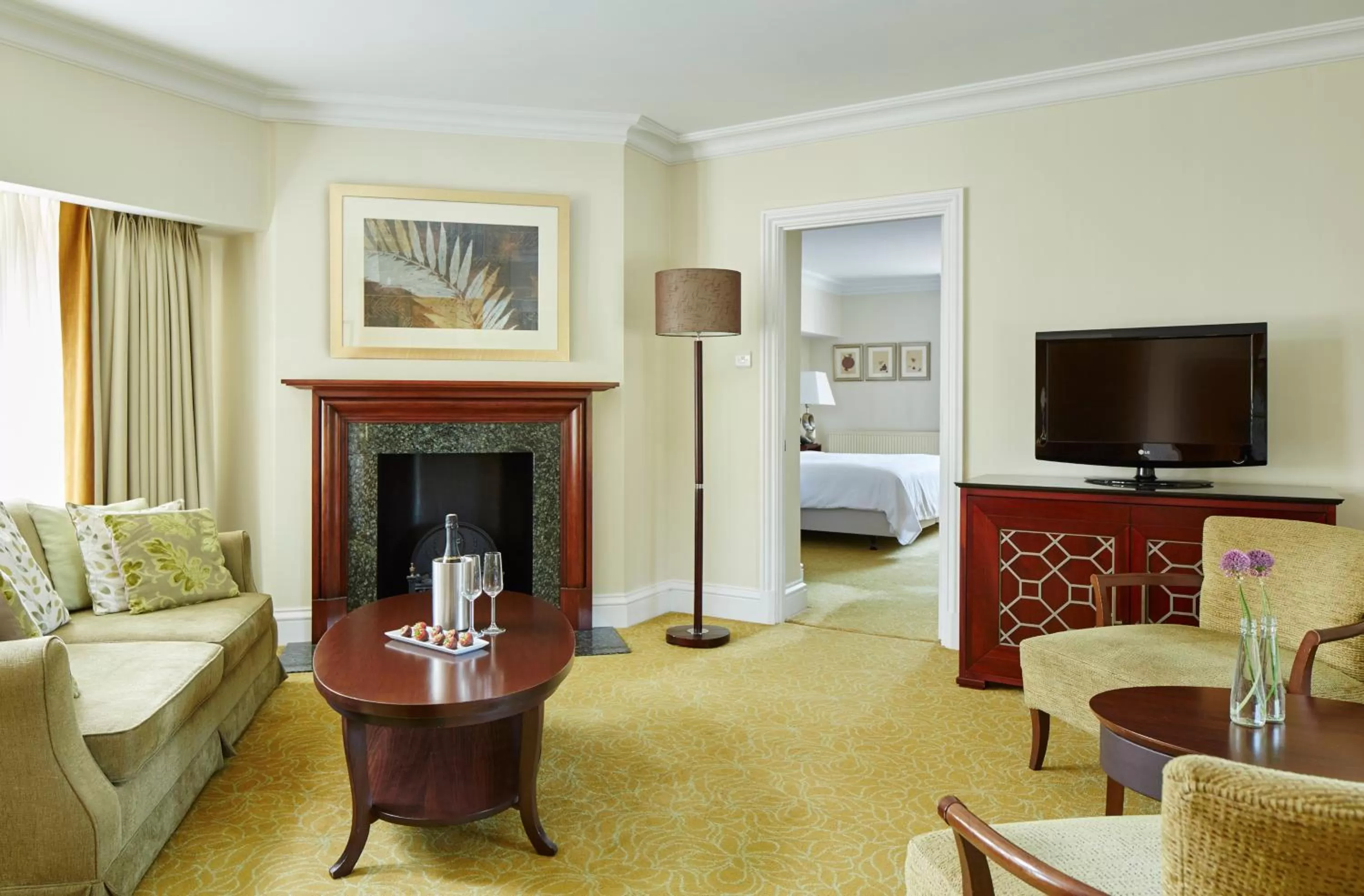 Living room, Bed in Sprowston Manor Hotel, Golf & Country Club