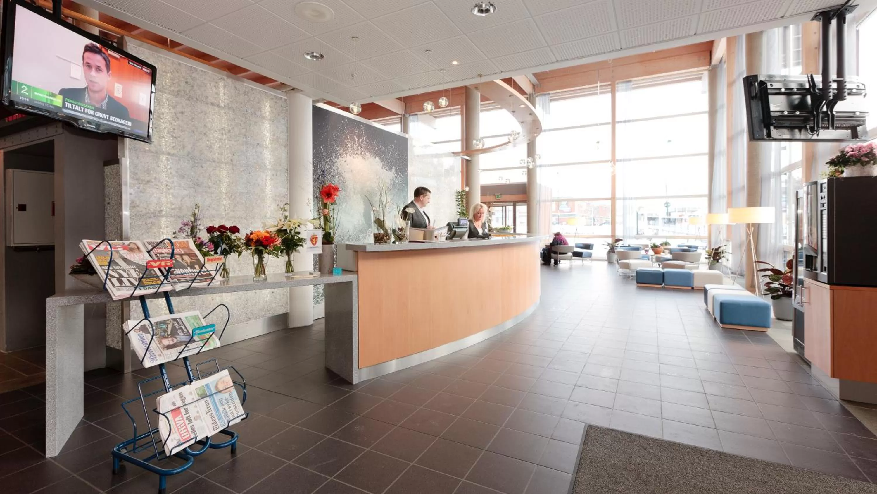 Lobby or reception in Thon Hotel Surnadal