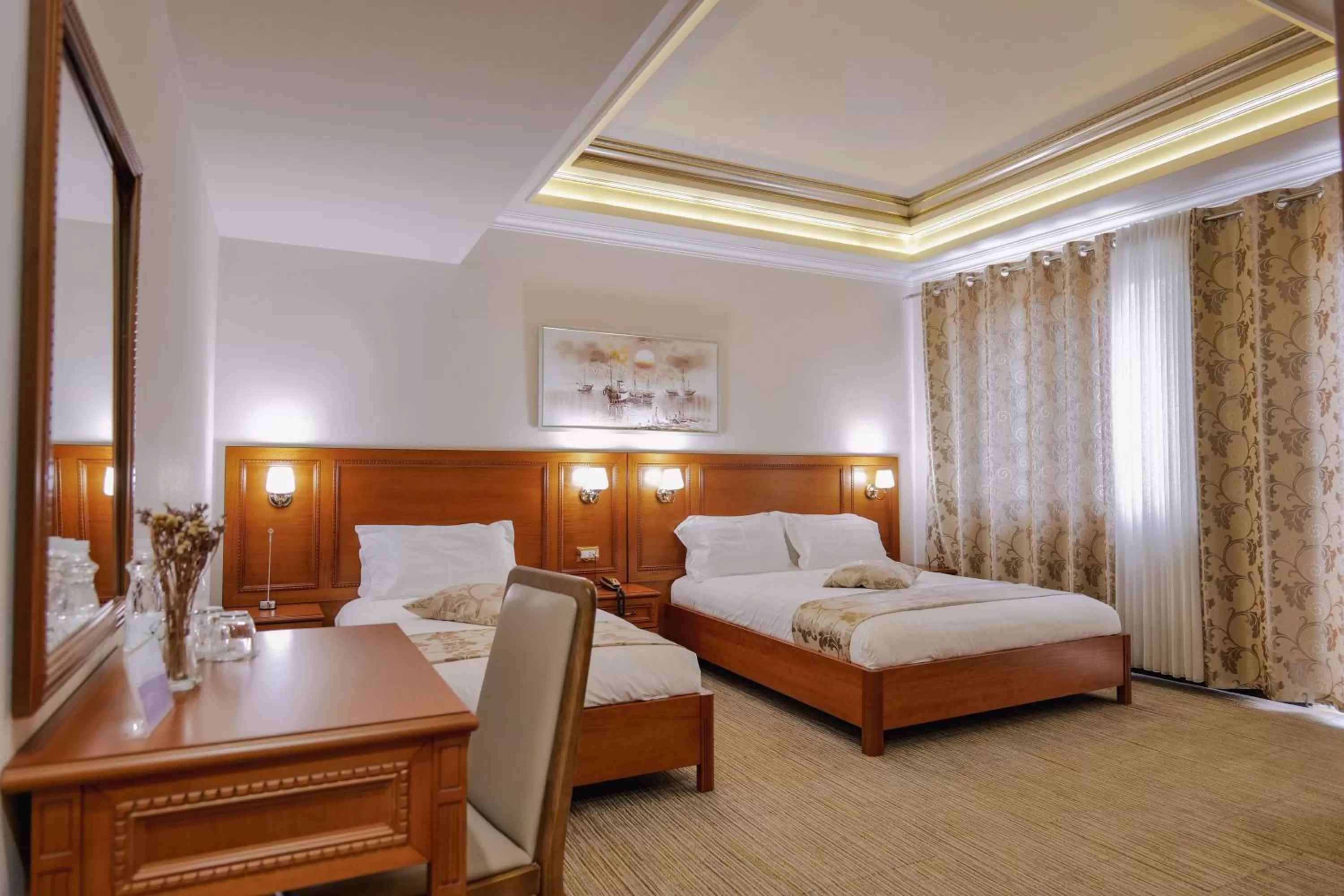 Living room, Bed in Hotel Boka