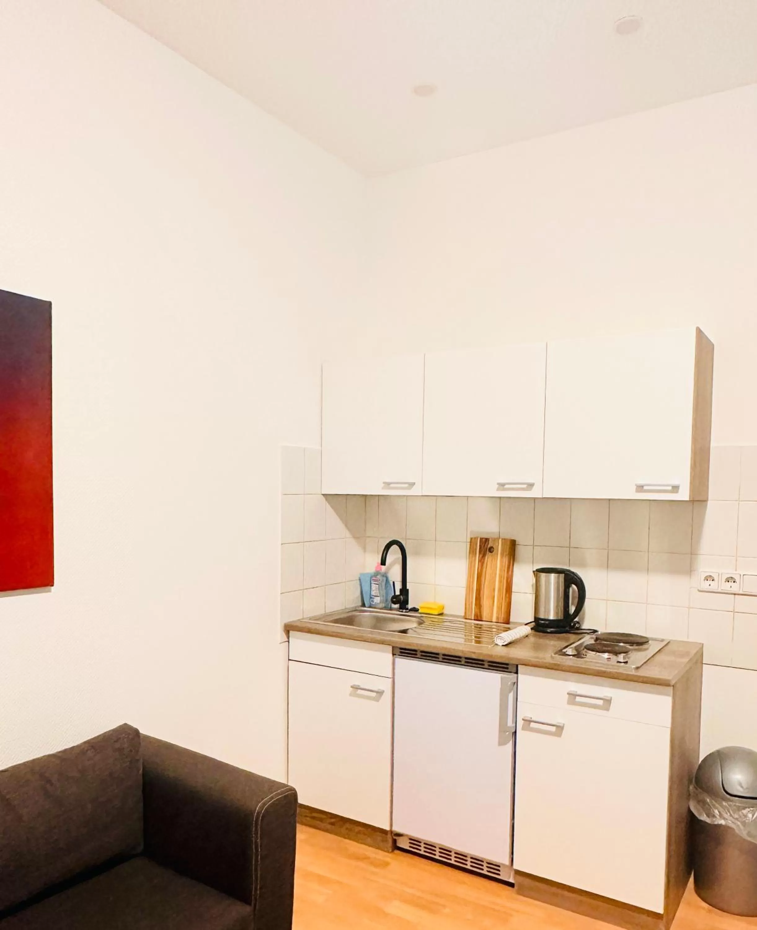 Kitchen/Kitchenette in Saale, Marktplatz Zentrum, Apartmenthaus am Dom von Plant Room