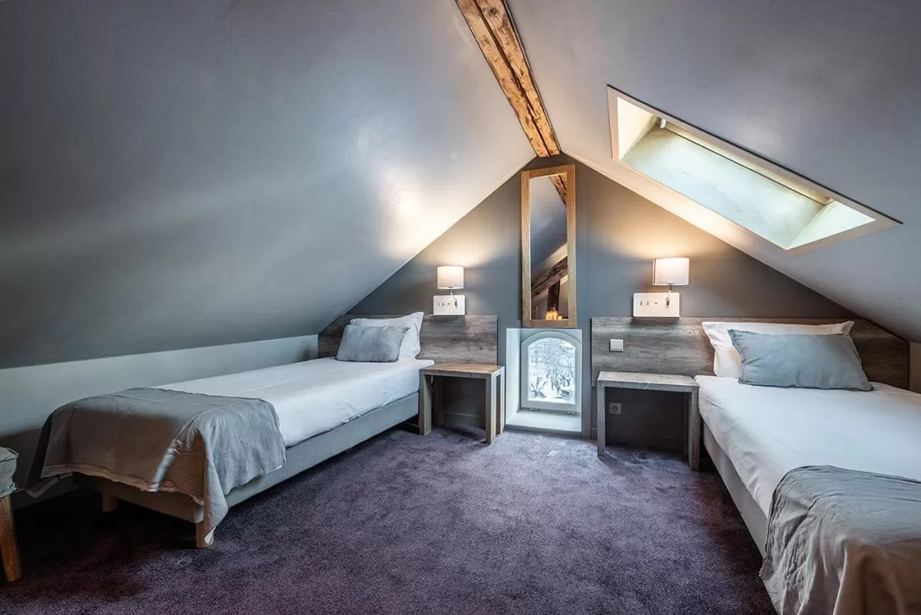 Bed in Eden Hotel, Apartments and Chalet Chamonix Les Praz
