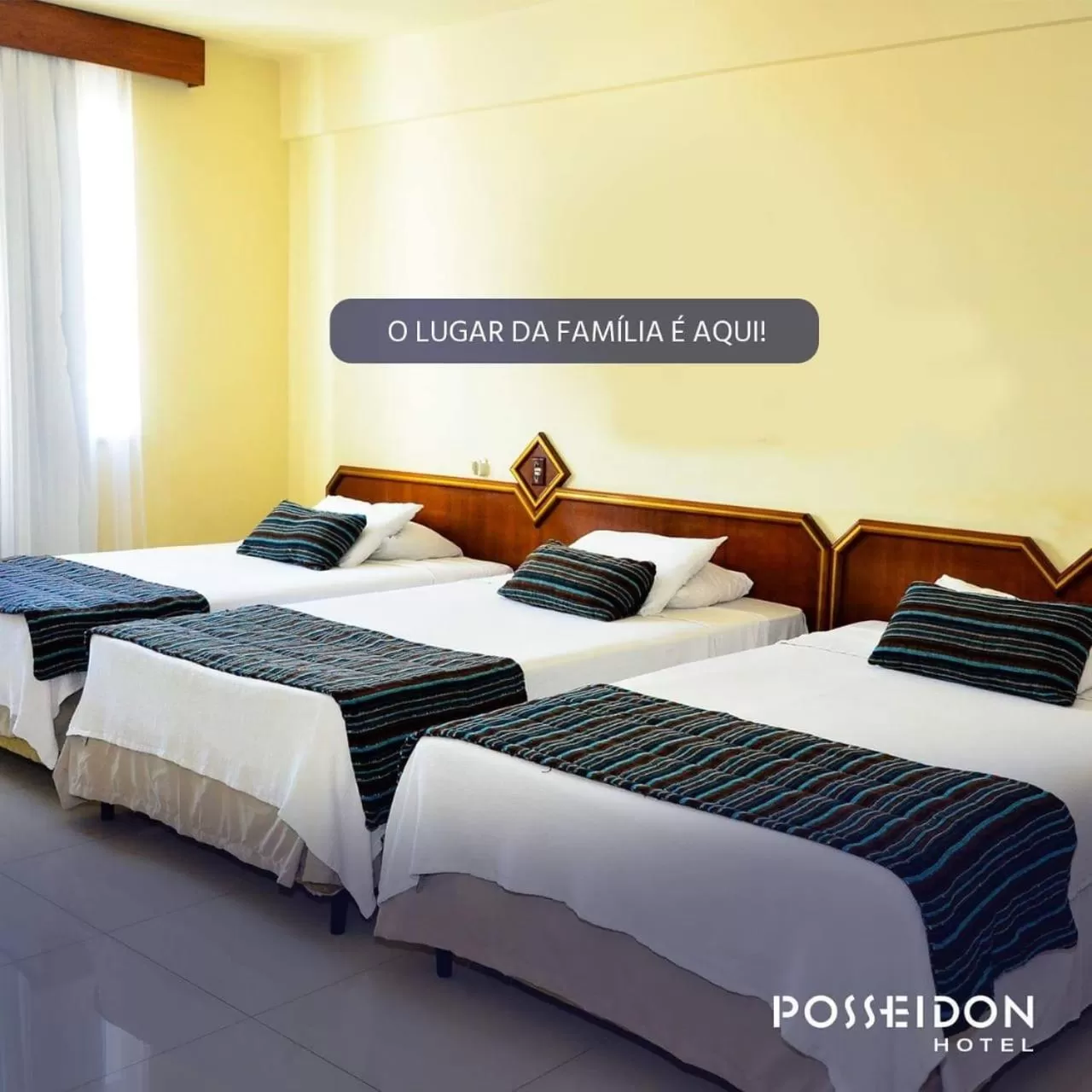 Bedroom, Bed in Posseidon Hotel