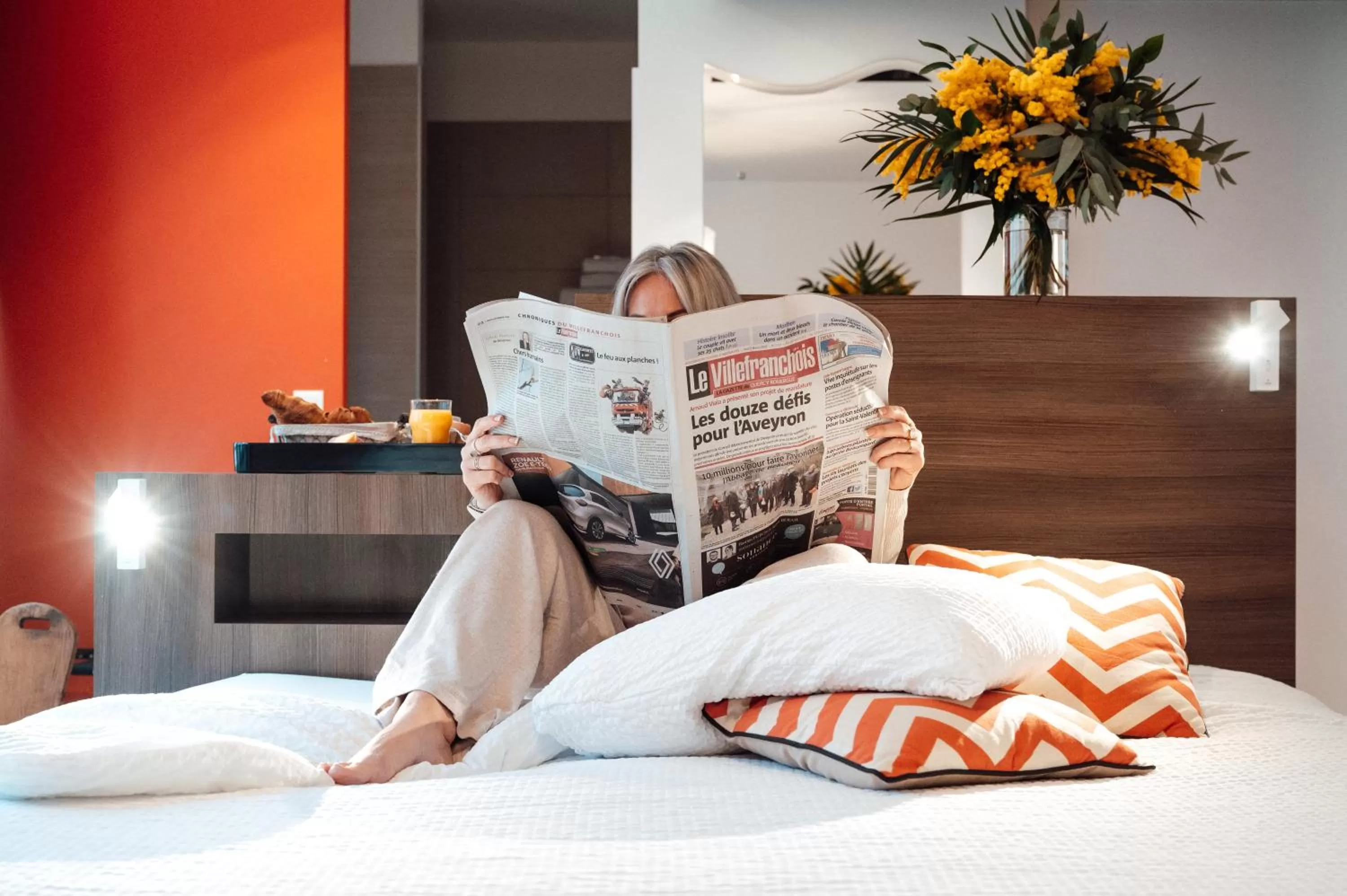 People, Bed in Urban Style HOTEL LES FLEURINES