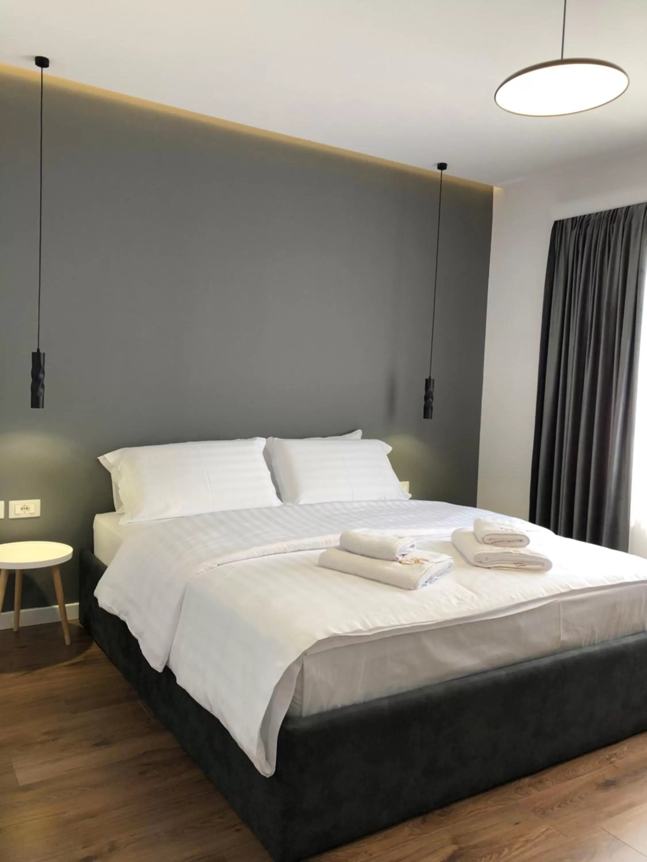 Bed in Grand Hotel Pogradec