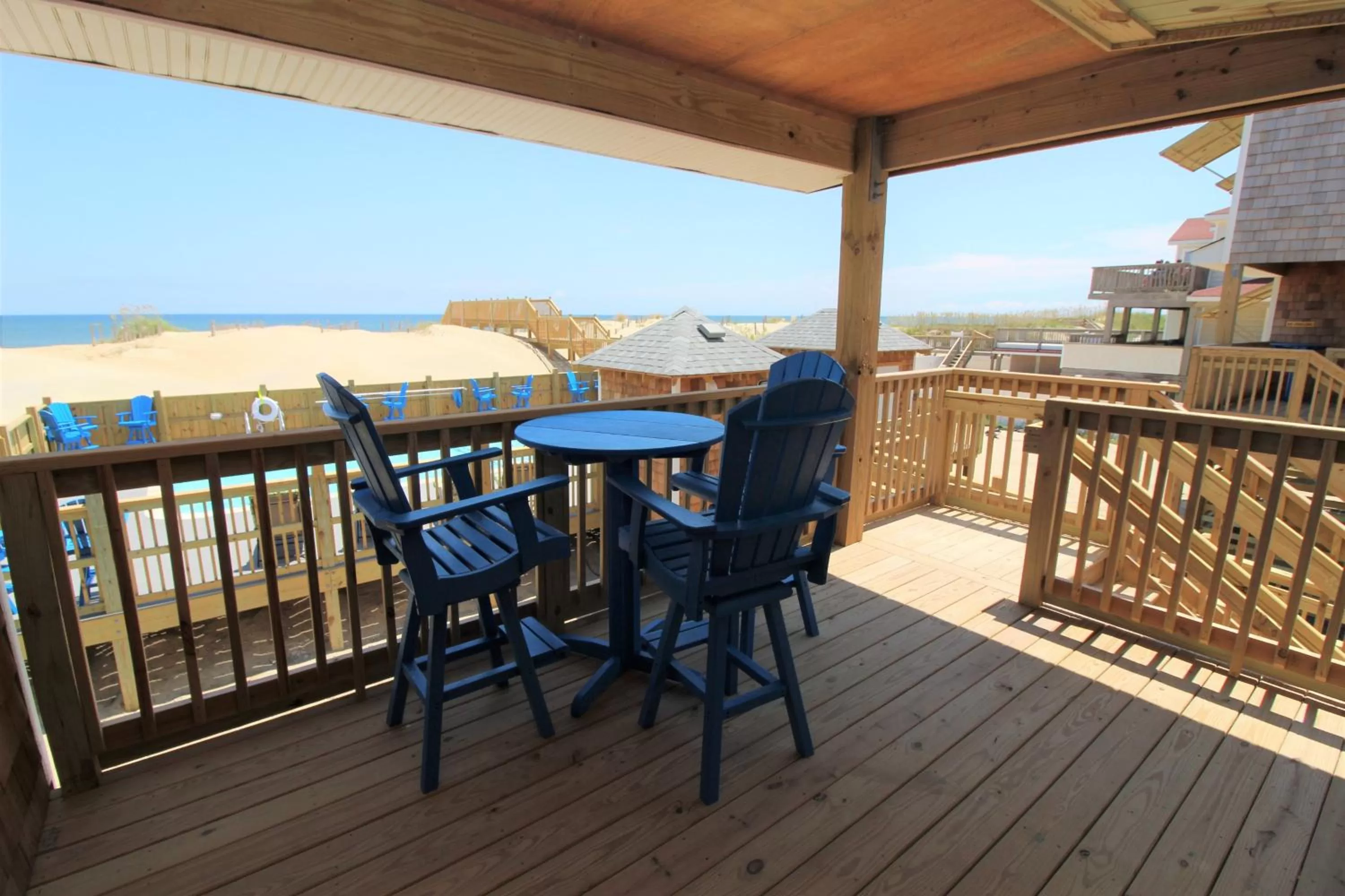 Balcony/Terrace in Whalebone Ocean Cottages by KEES Vacations