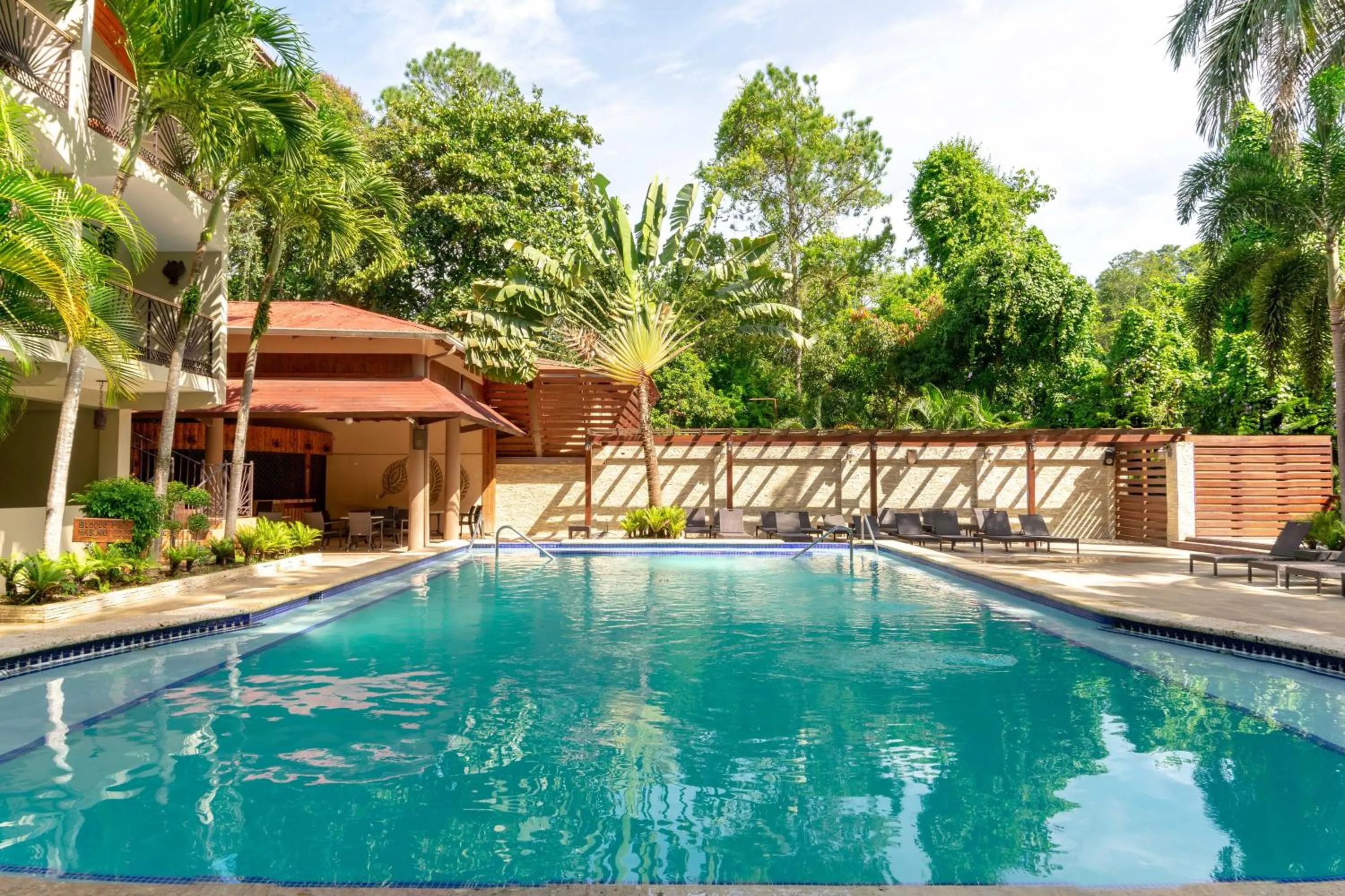 Swimming pool in Hotel Gran Jimenoa